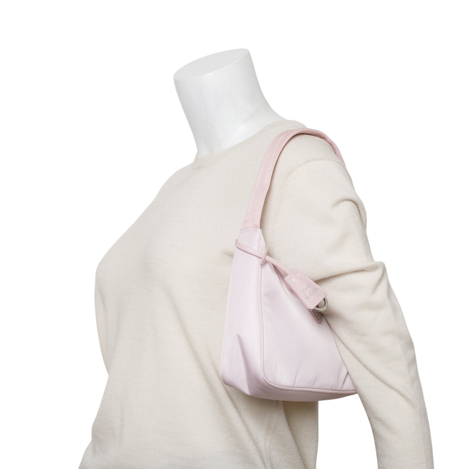 Prada Pink Re-Nylon Saffiano Re-Edition 2000 Mini Bag