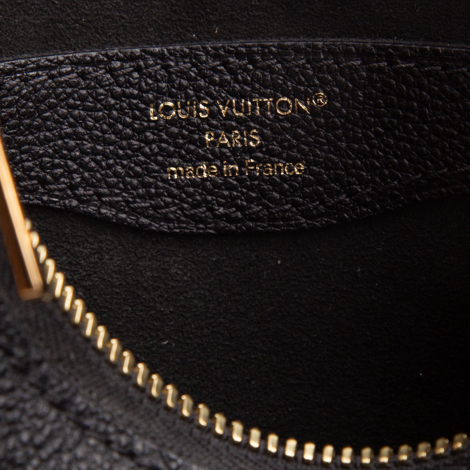 Louis Vuitton 2026 Black Monogram Empreinte Boulogne PM w/ Box, Straps & Receipt
