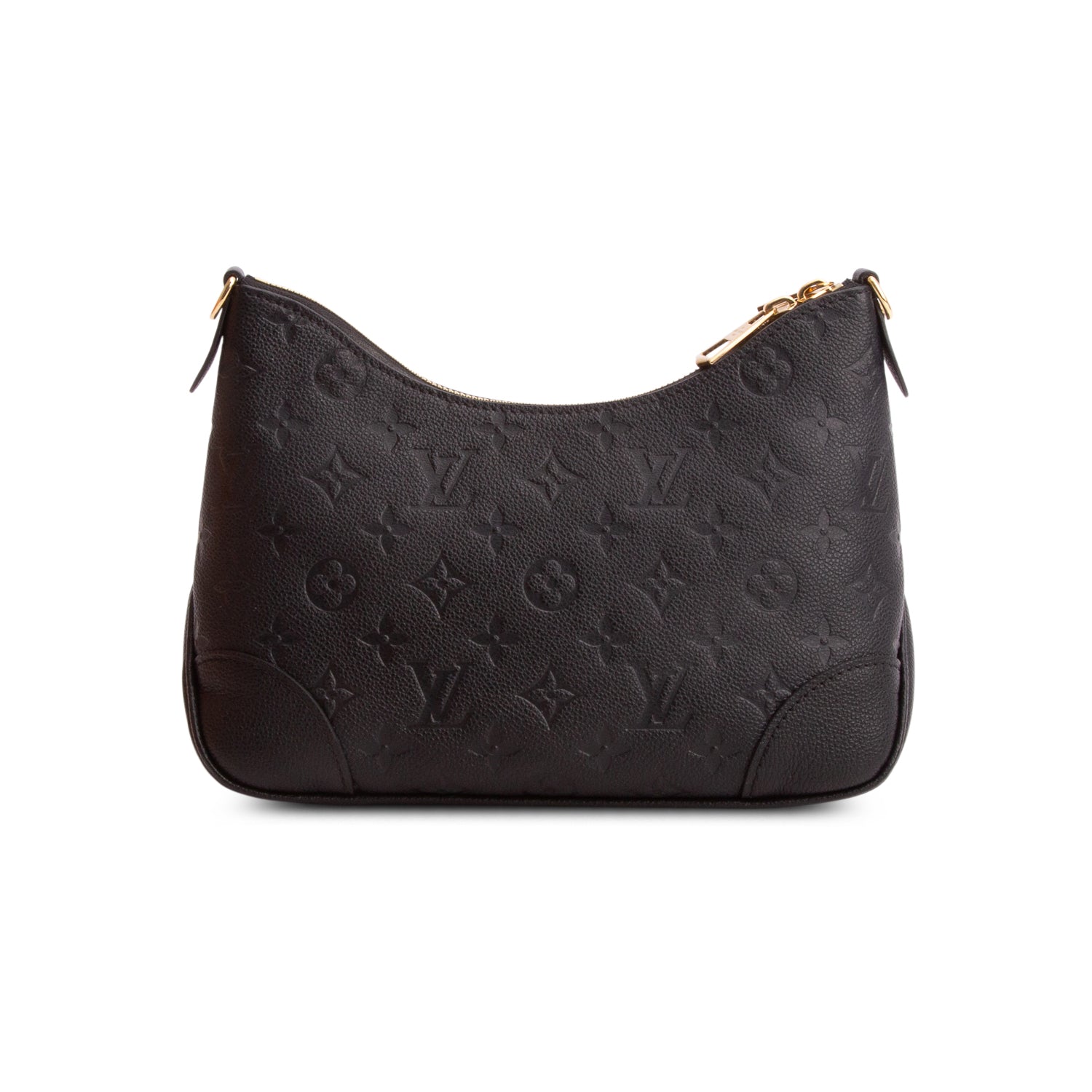 Louis Vuitton 2026 Black Monogram Empreinte Boulogne PM w/ Box, Straps & Receipt