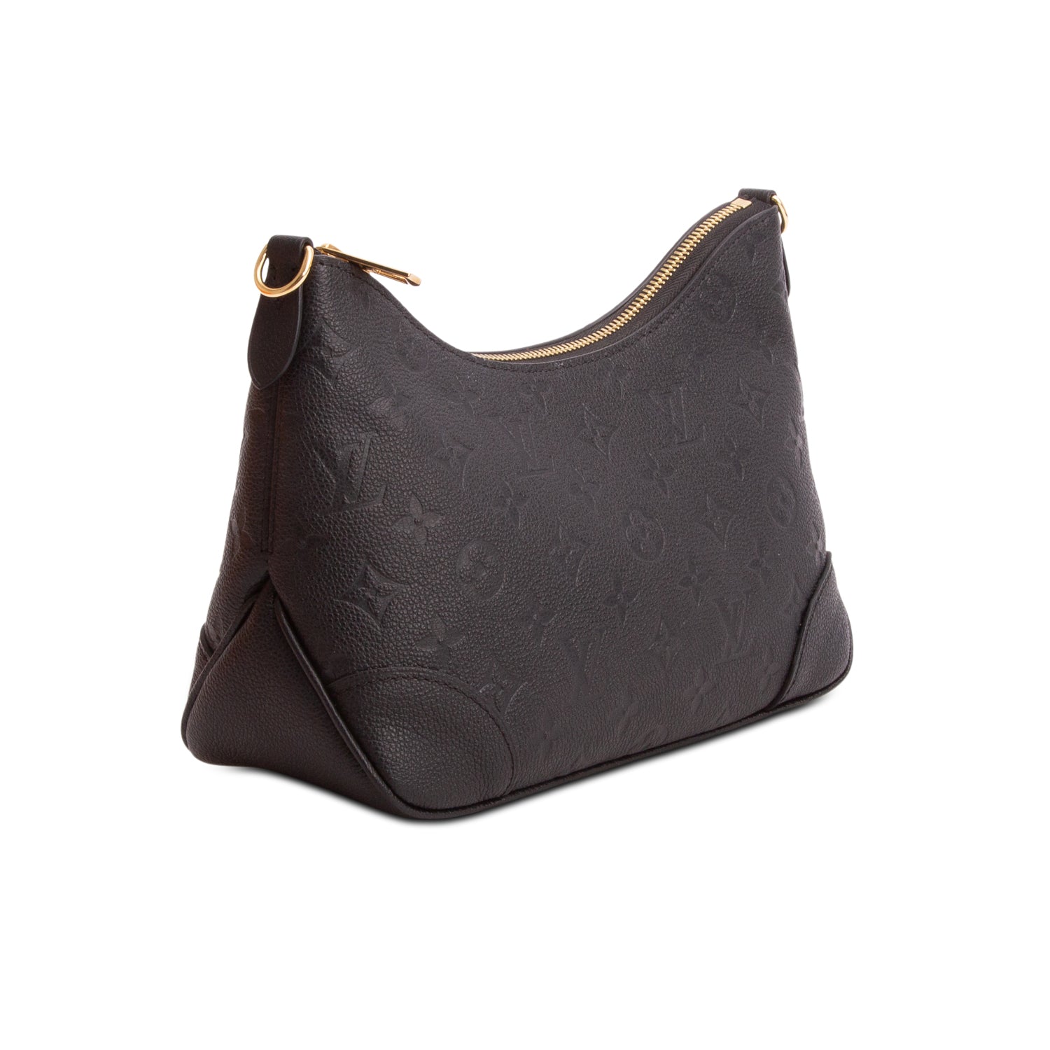 Louis Vuitton 2026 Black Monogram Empreinte Boulogne PM w/ Box, Straps & Receipt