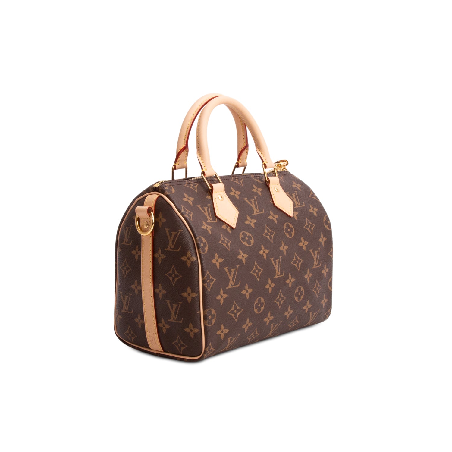 Louis Vuitton Monogram Speedy Bandouliere 25 w/ Strap & Box
