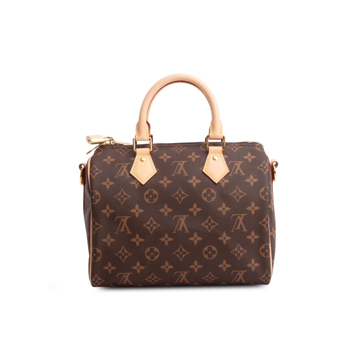 Louis Vuitton Monogram Speedy Bandouliere 25 w/ Strap & Box