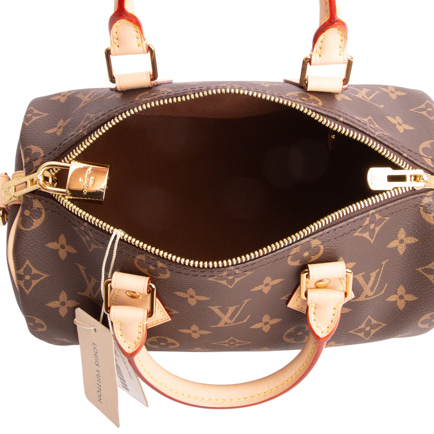 Louis Vuitton Monogram Speedy Bandouliere 25 w/ Strap & Box