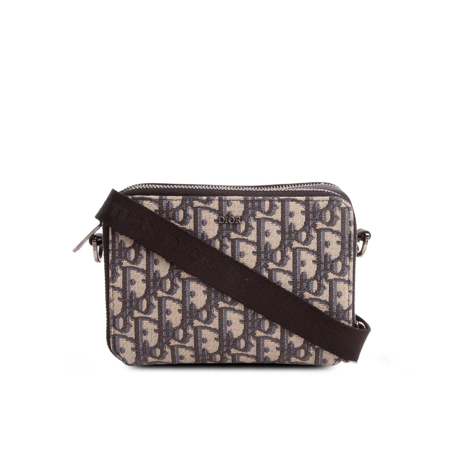 Christian Dior 2022 Oblique Jacquard Zipped Pouch