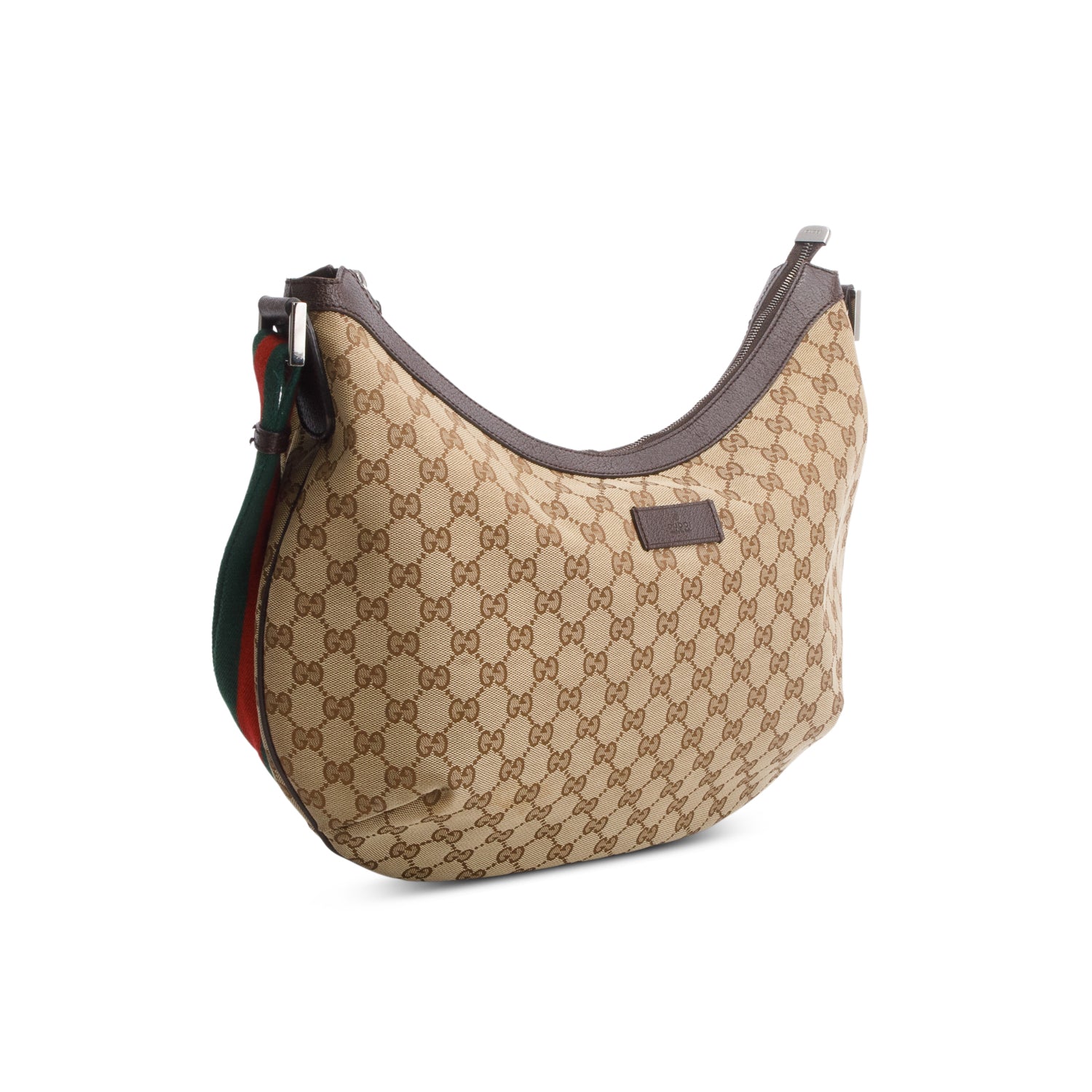 Gucci Monogram GG Sherry Line Hobo Bag