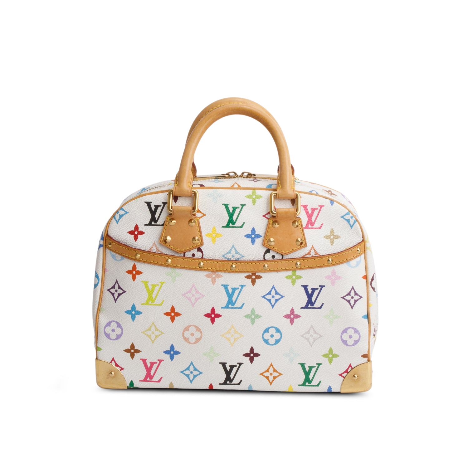 Louis Vuitton White Monogram Multicolor Trouville