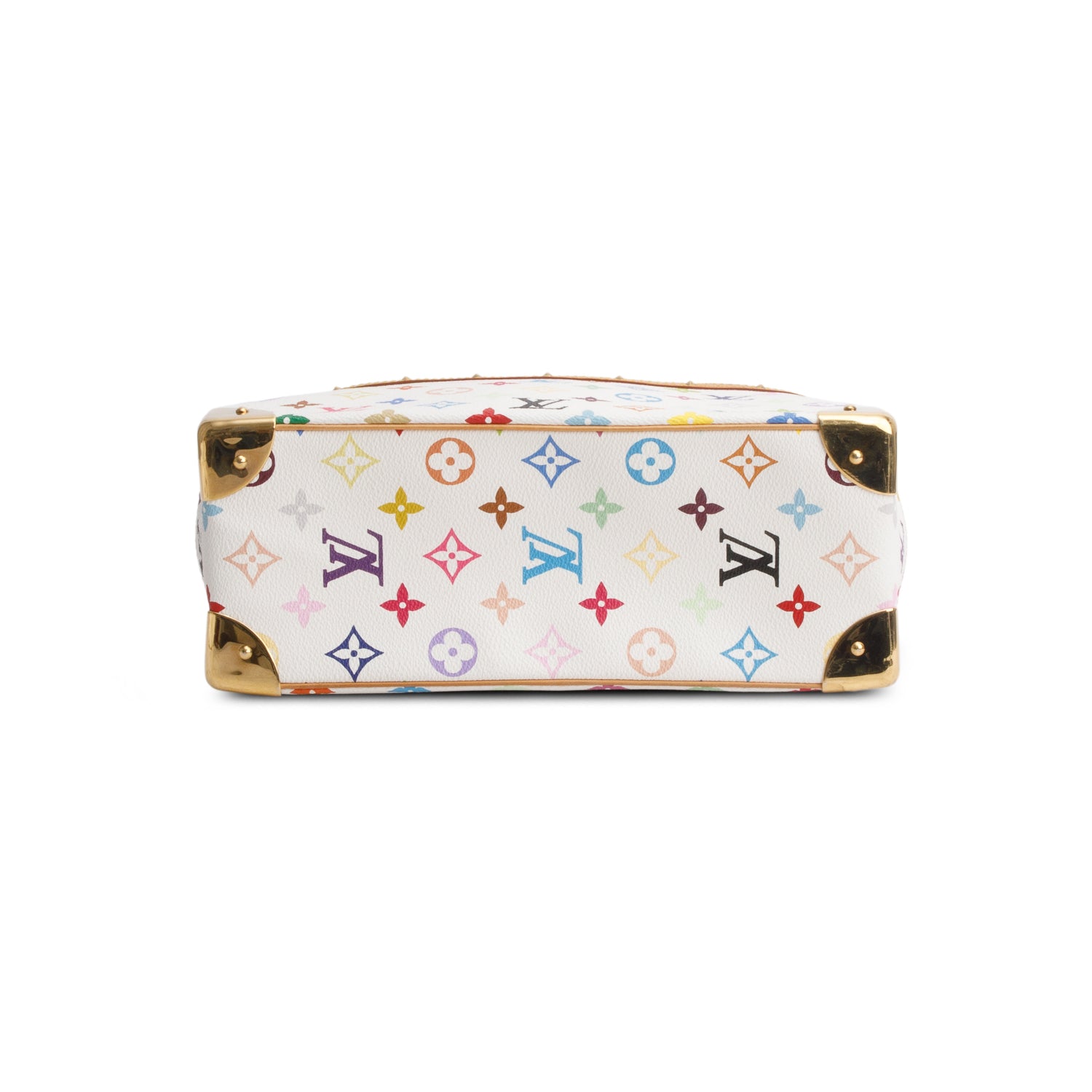 Louis Vuitton White Monogram Multicolor Trouville