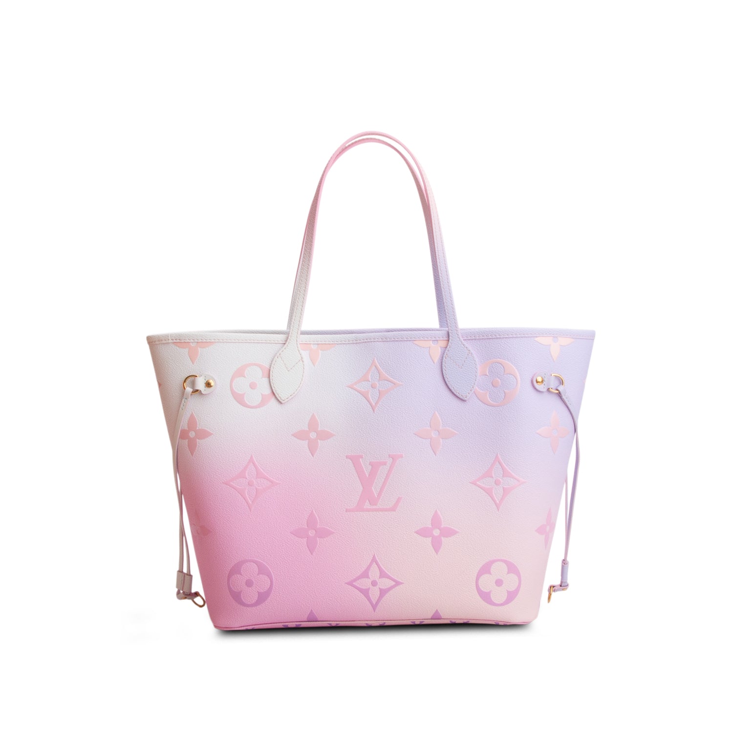 Louis Vuitton 2022 Monogram Sunrise Pastel Giant Spring in The City Neverfull MM w/ Box, Pouch & Receipt