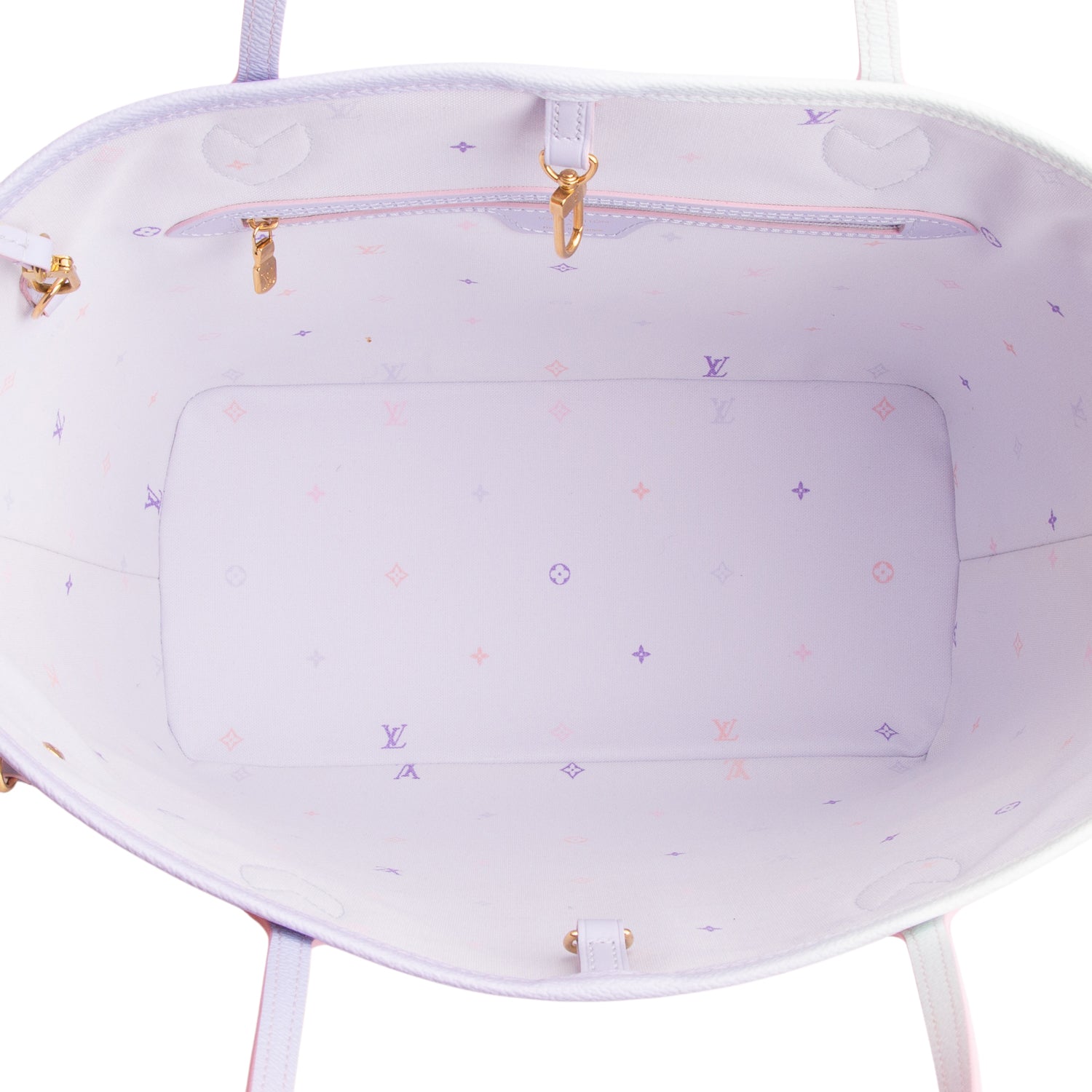 Louis Vuitton 2022 Monogram Sunrise Pastel Giant Spring in The City Neverfull MM w/ Box, Pouch & Receipt