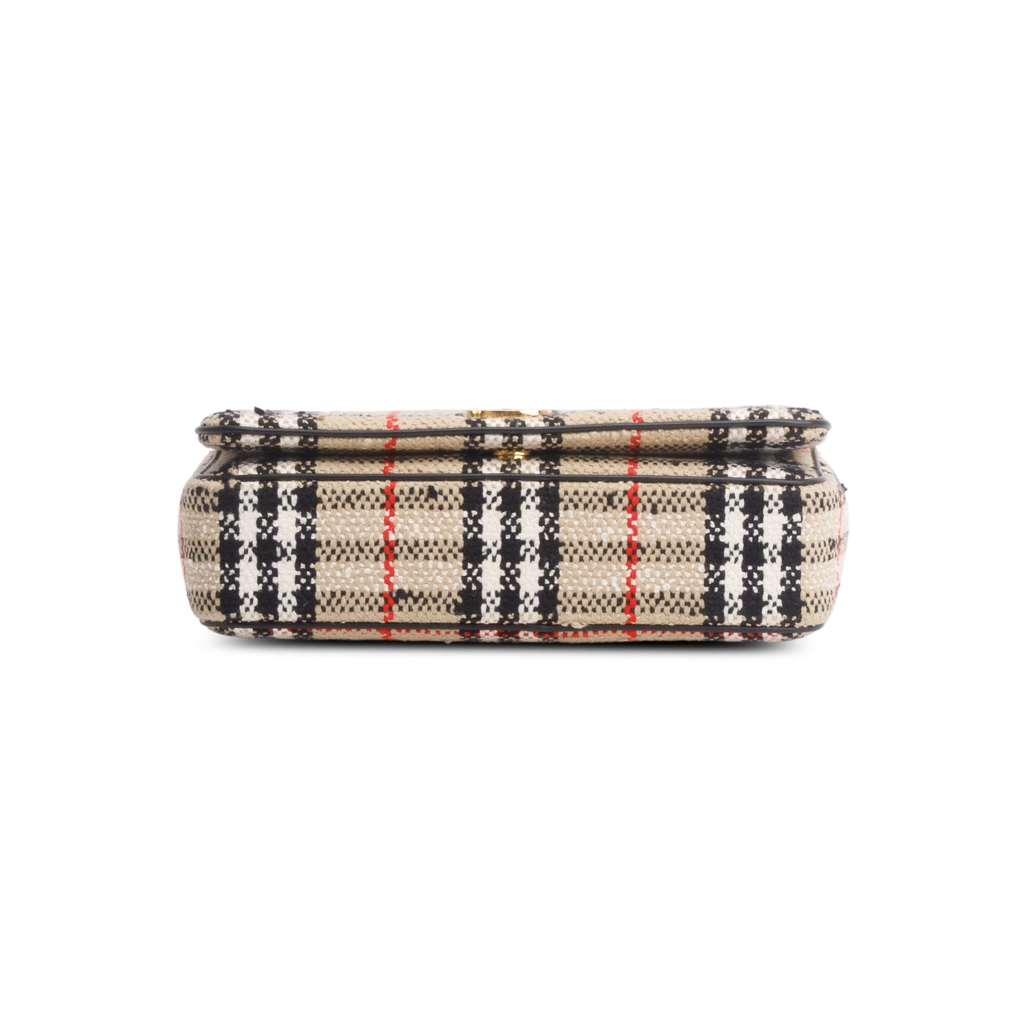 Burberry Archive Beige Tweed Small Lola Shoulder Bag