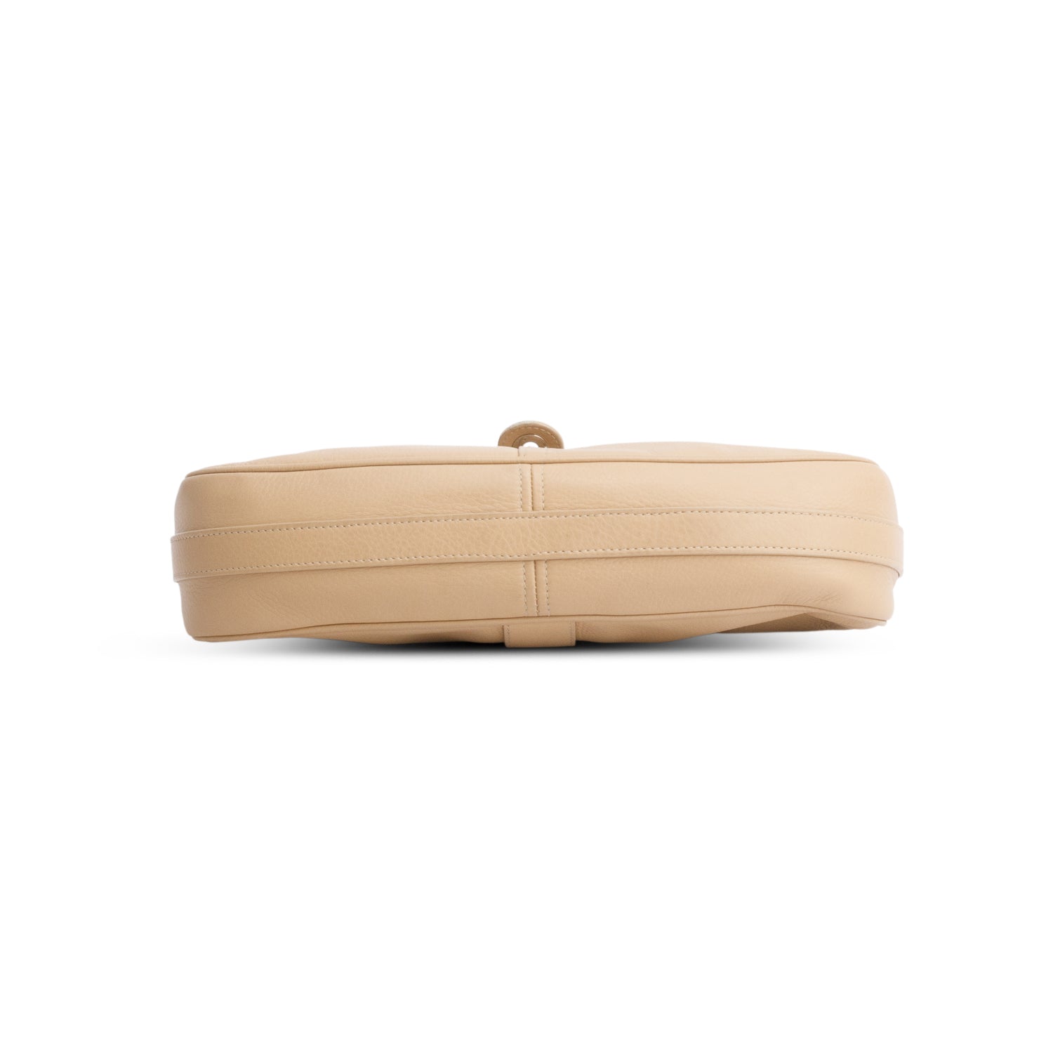 Christian Dior Beige Calfskin Charm Shoulder Bag