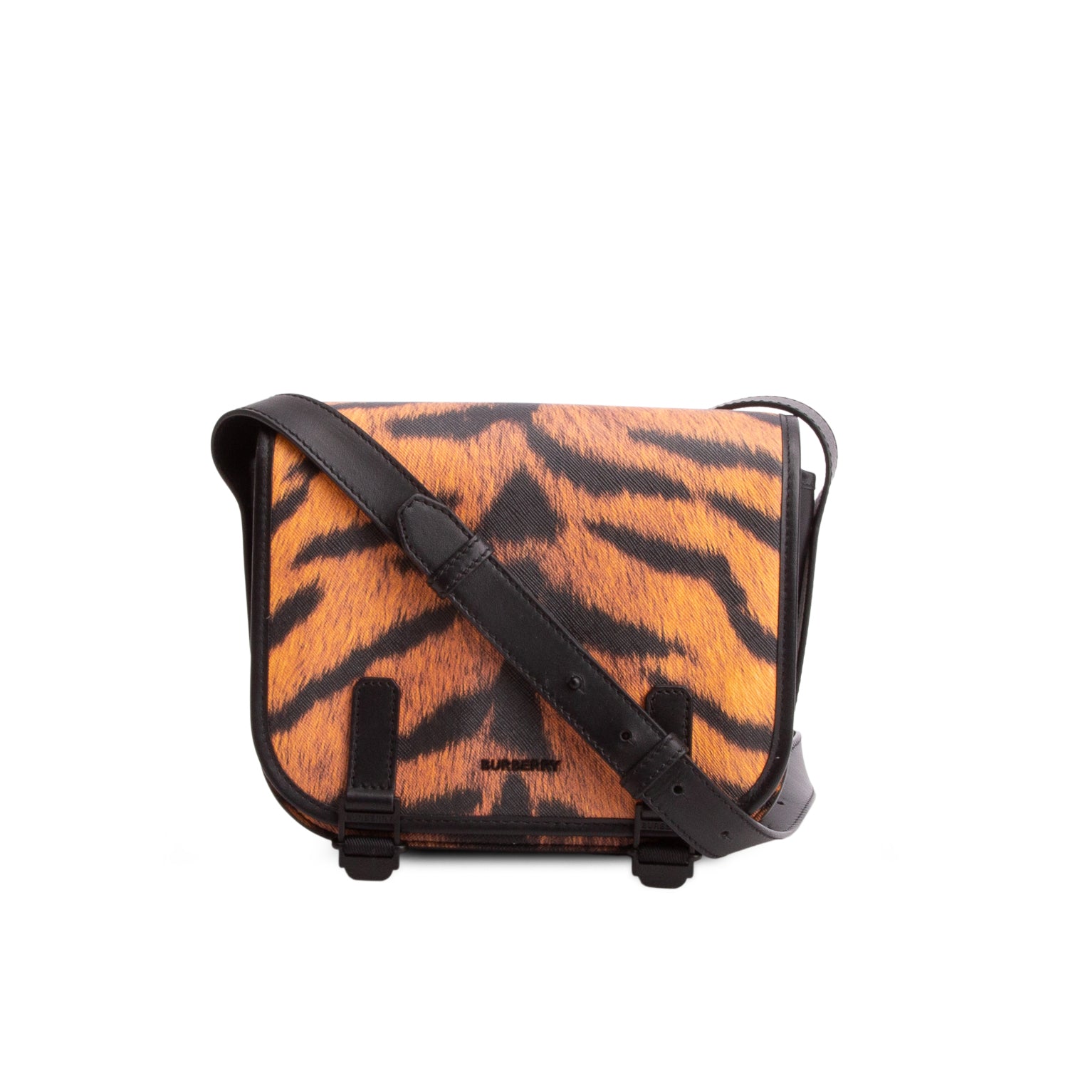 Burberry Tiger Print Messenger Bag
