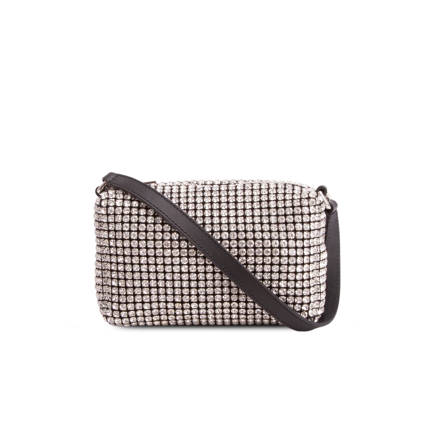 Alexander Wang Black Crystal Mesh Heiress Pouch