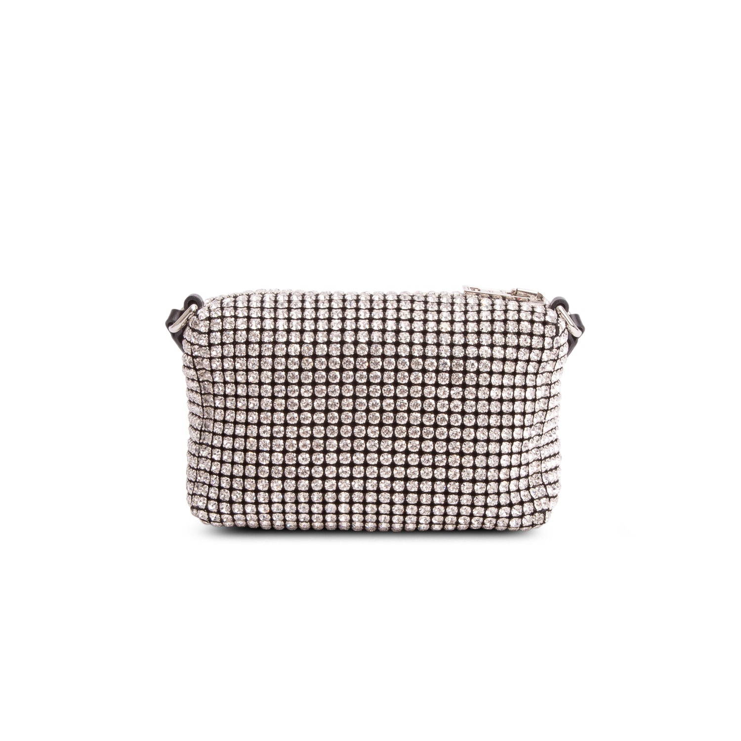 Alexander Wang Black Crystal Mesh Heiress Pouch
