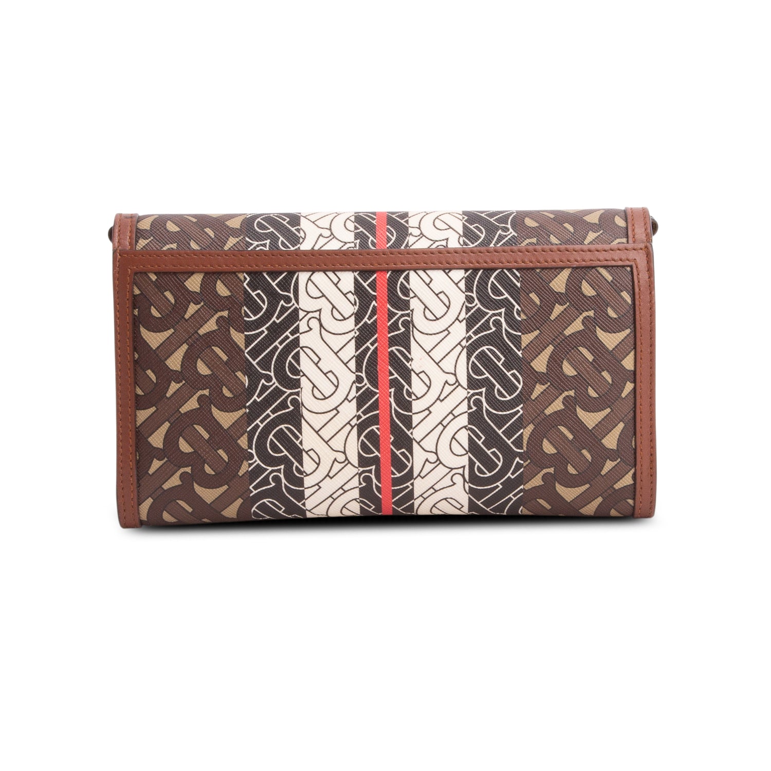 Burberry Multicolor E-Canvas Monogram Stripe Small TB Bag
