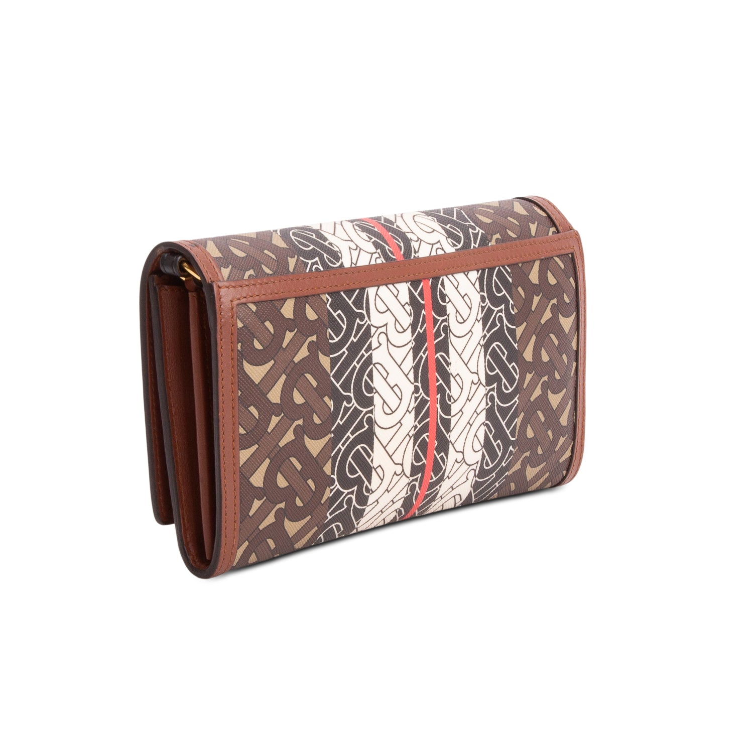 Burberry Multicolor E-Canvas Monogram Stripe Small TB Bag