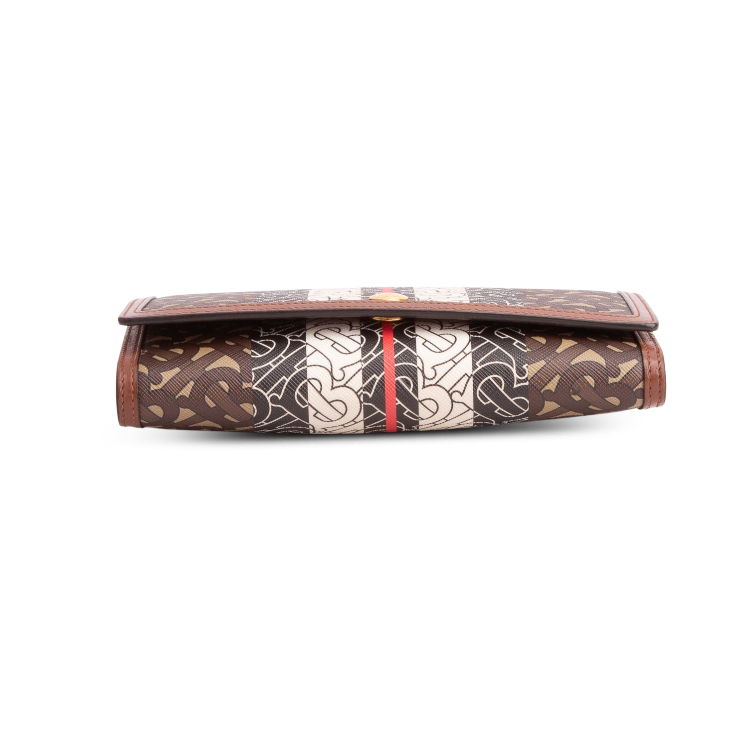 Burberry Multicolor E-Canvas Monogram Stripe Small TB Bag