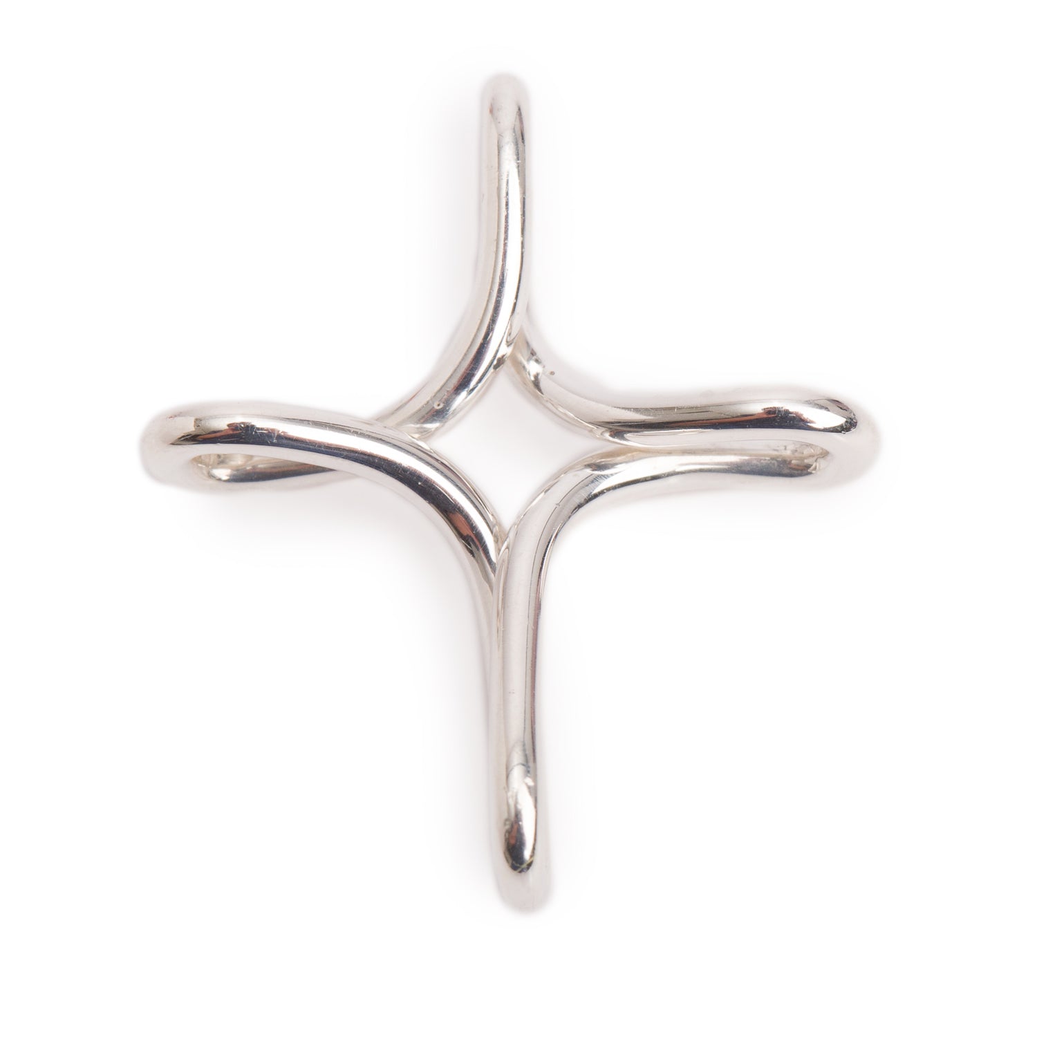 Tiffany & Co. Elsa Peretti  Sterling Silver Infinity Cross Pendant