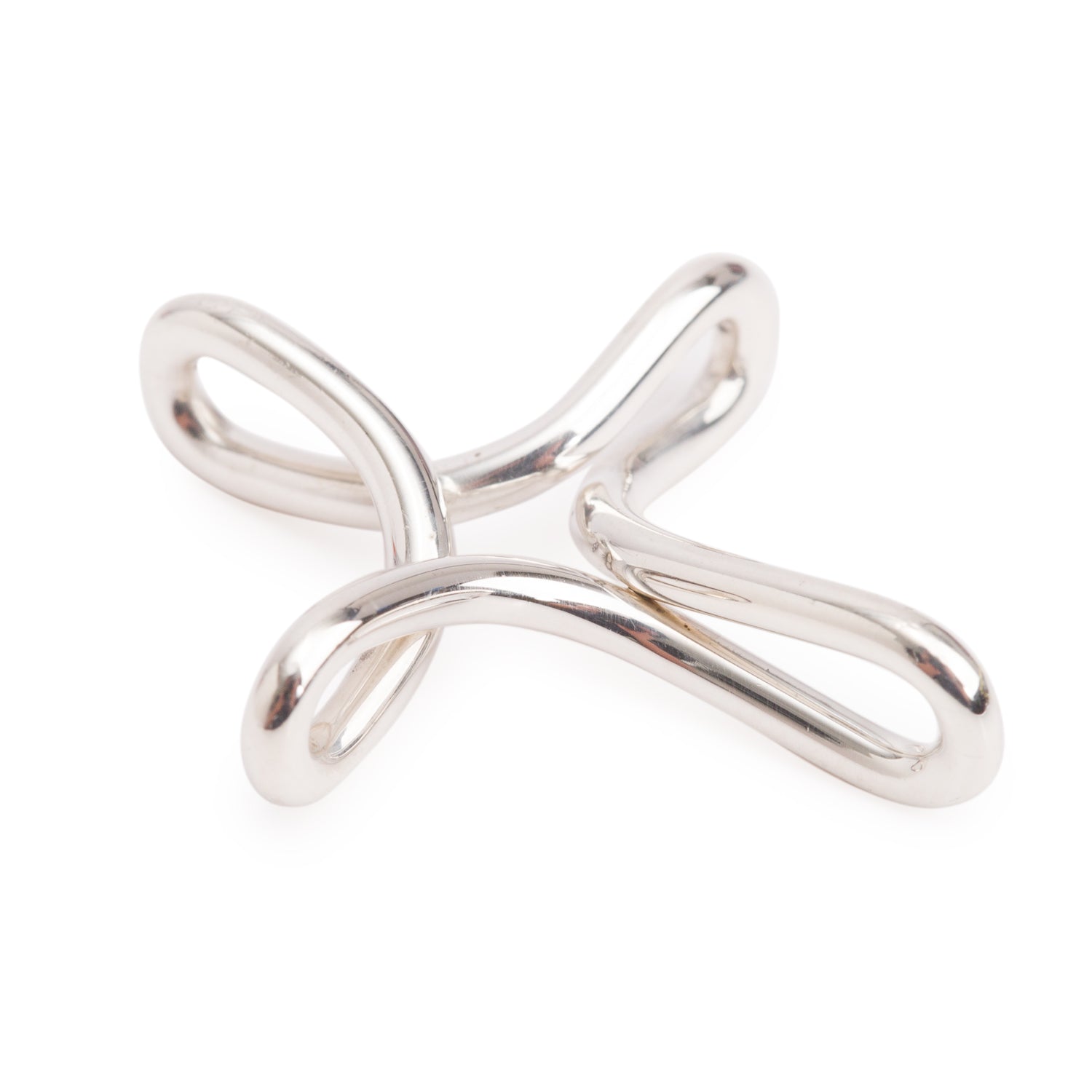 Tiffany & Co. Elsa Peretti  Sterling Silver Infinity Cross Pendant