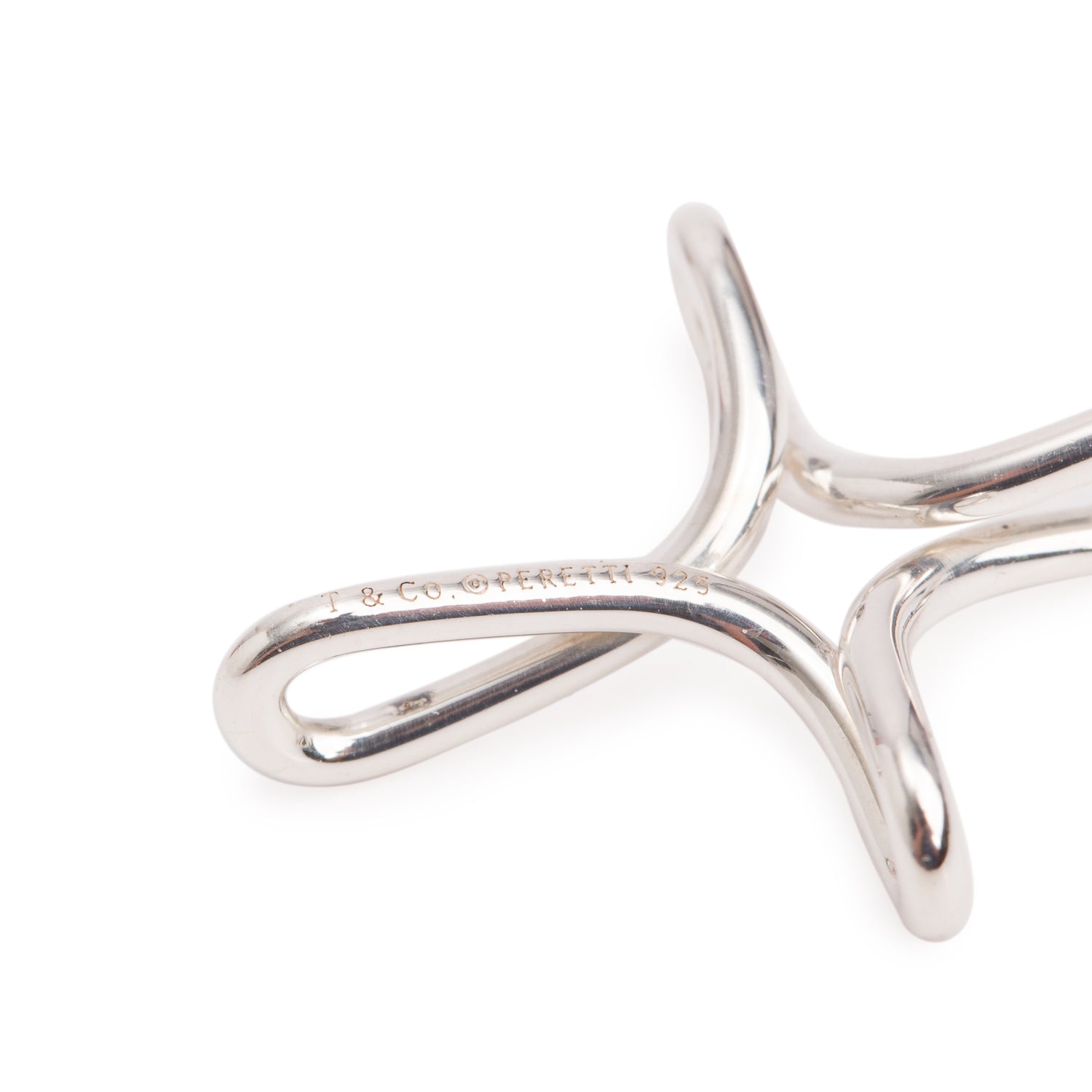 Tiffany & Co. Elsa Peretti  Sterling Silver Infinity Cross Pendant