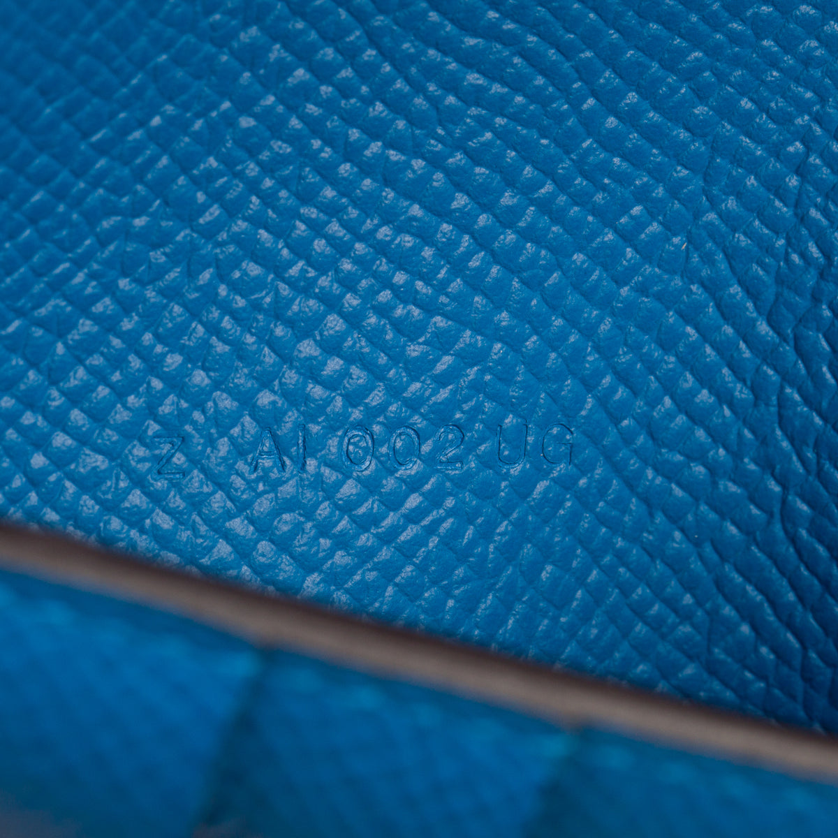 Hermes 2021 Mykonos/Bleu Zellige Epsom Leather Alligator Kelly Depliant Medium Touch Trifold Wallet w/ Box