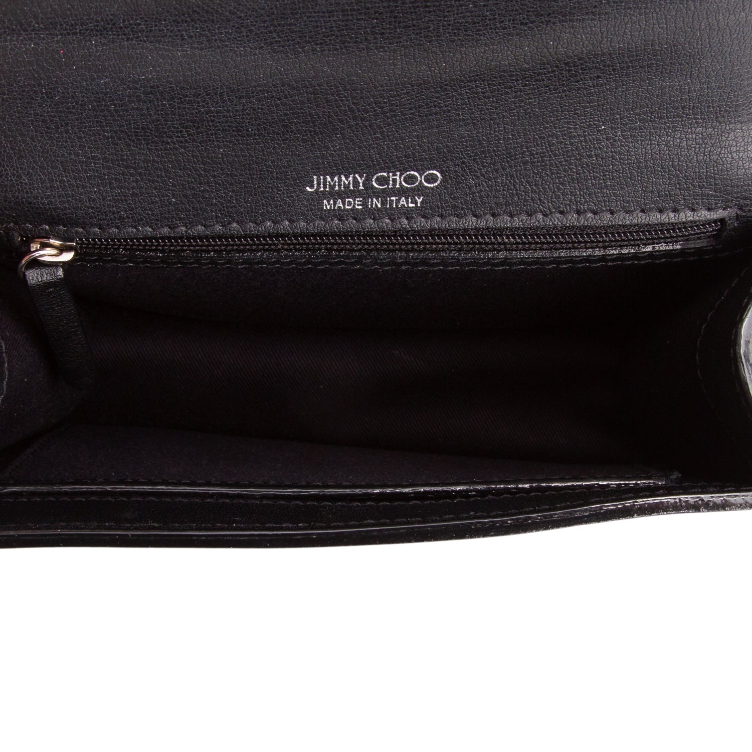 Jimmy Choo Black Leather Python Trim JC Top Handle Flap Crossbody Bag