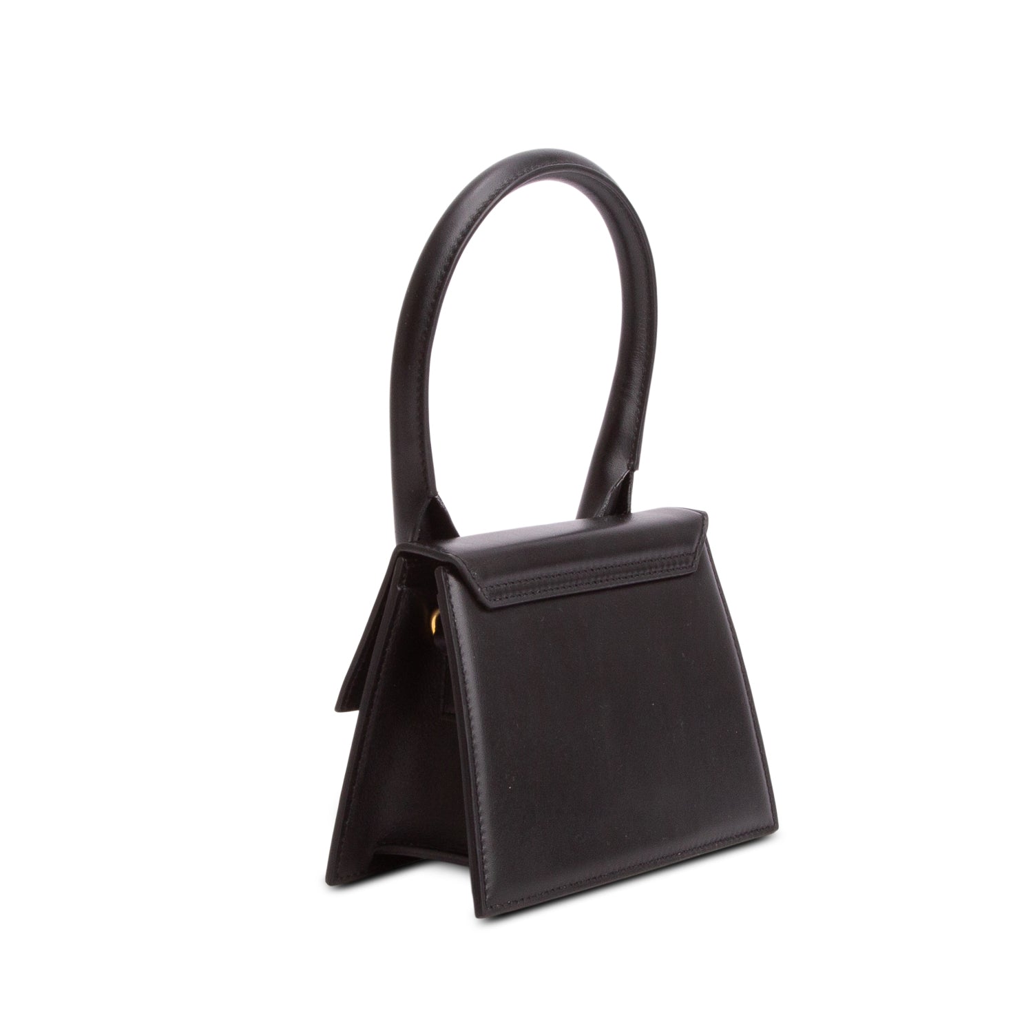 Jacquemus Black Leather Le Chiquito Bag w/ Strap