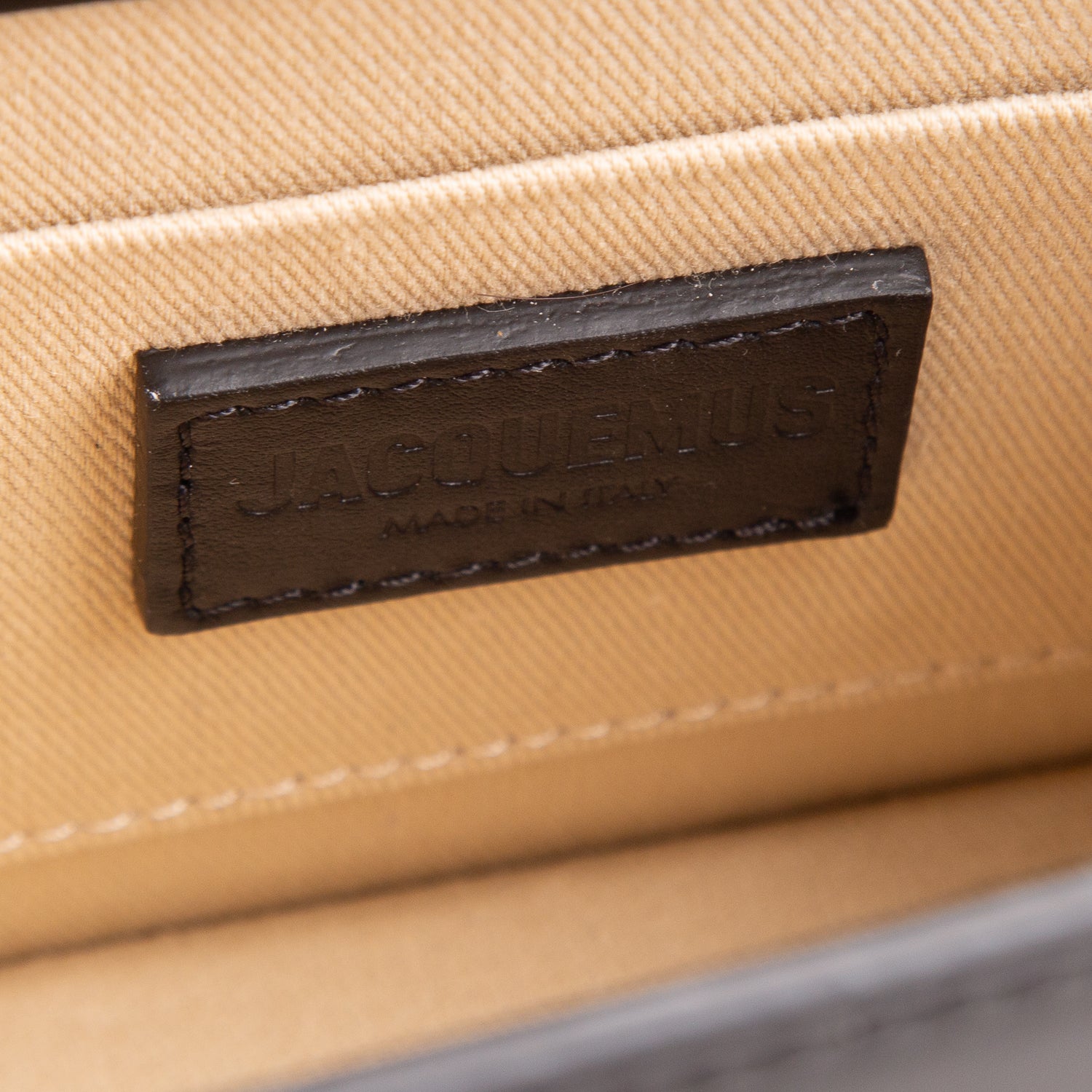 Jacquemus Black Leather Le Chiquito Bag w/ Strap