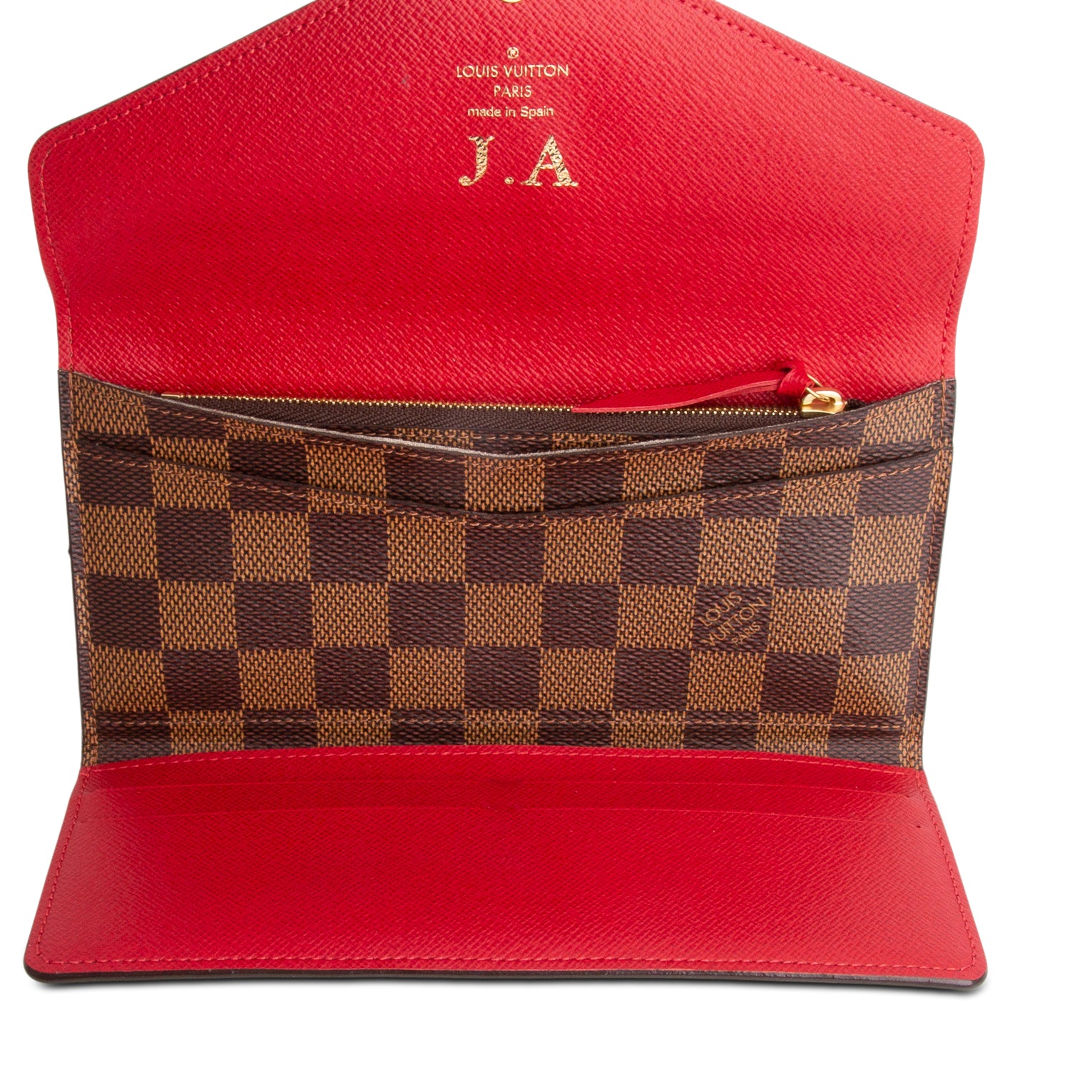 Louis Vuitton Damier Ebene Josephine Wallet w/ Box