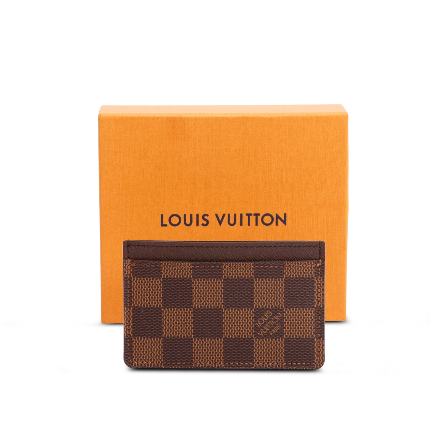 Louis Vuitton Damier Ebene Card Holder w/ Box