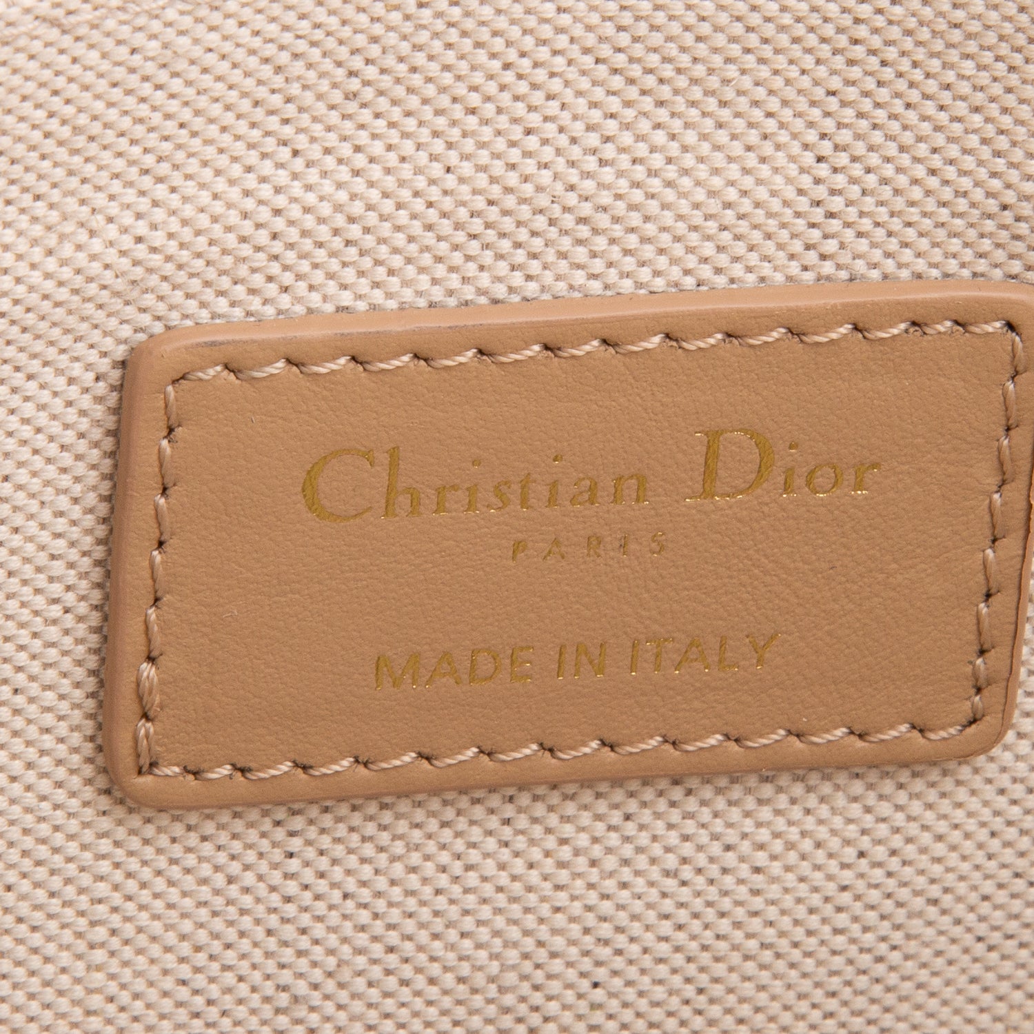 Christian Dior 2024 Neutral Oblique Embroidery Medium Book Tote w/ Strap
