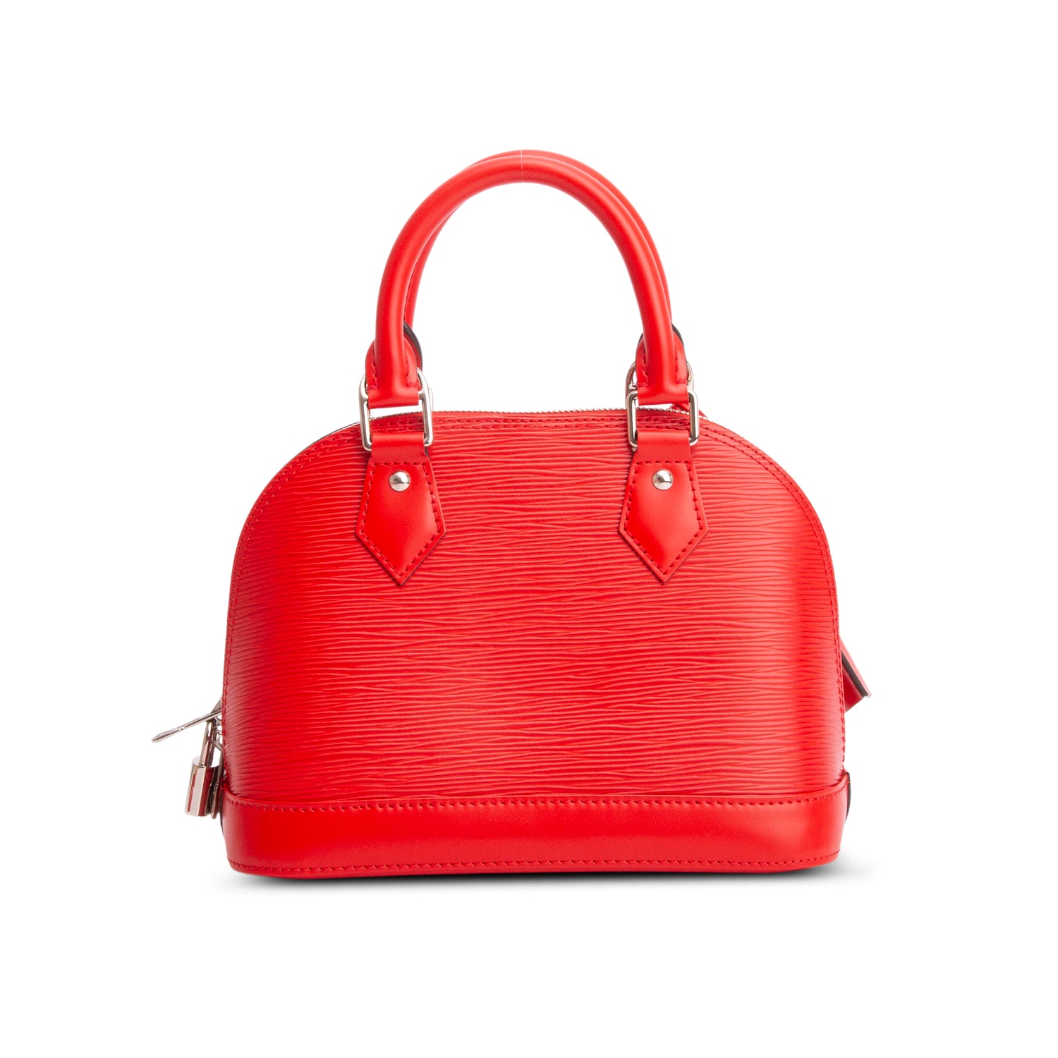 Louis Vuitton 2020 Red Epi Leather Alma BB w/ Box & Strap