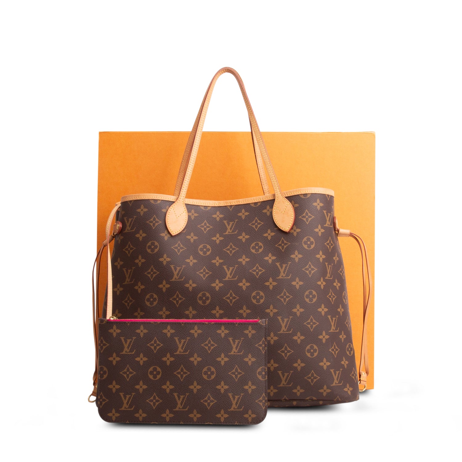 Louis Vuitton Monogram Neverfull GM w/ Pouch & Box