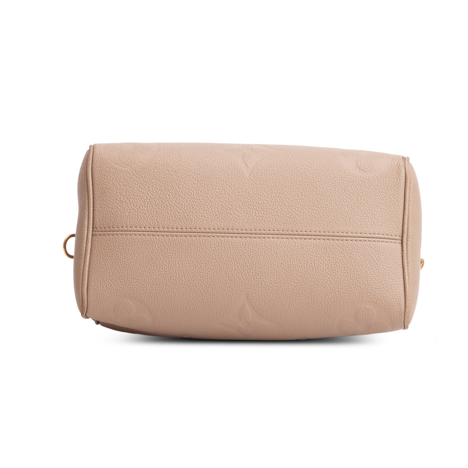 Louis Vuitton Turtledove Monogram Empreinte Leather Speedy Bandouliere 25 w/ Strap, Box & Receipt