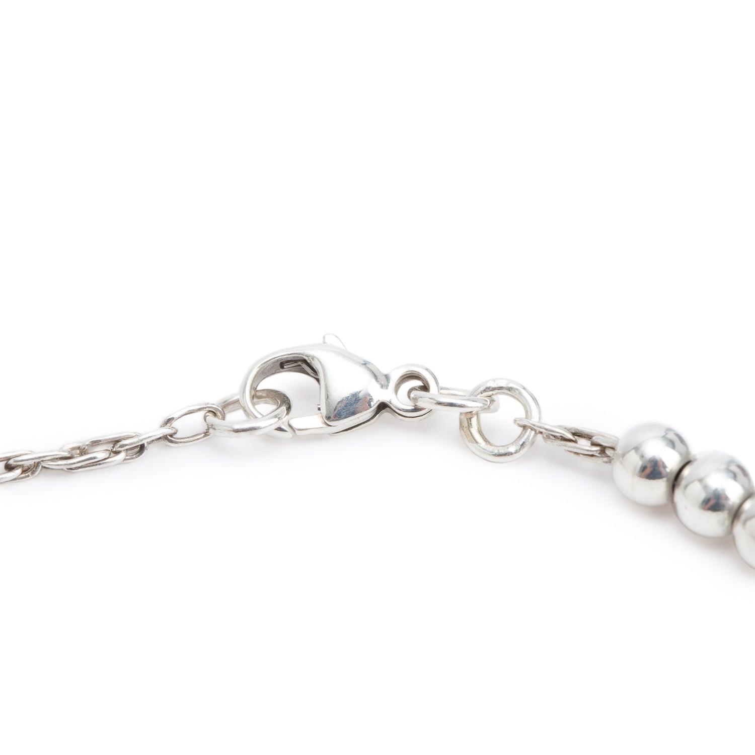 Tiffany & Co. Return to Tiffany Mini Heart Tag 4 MM Bead Bracelet
