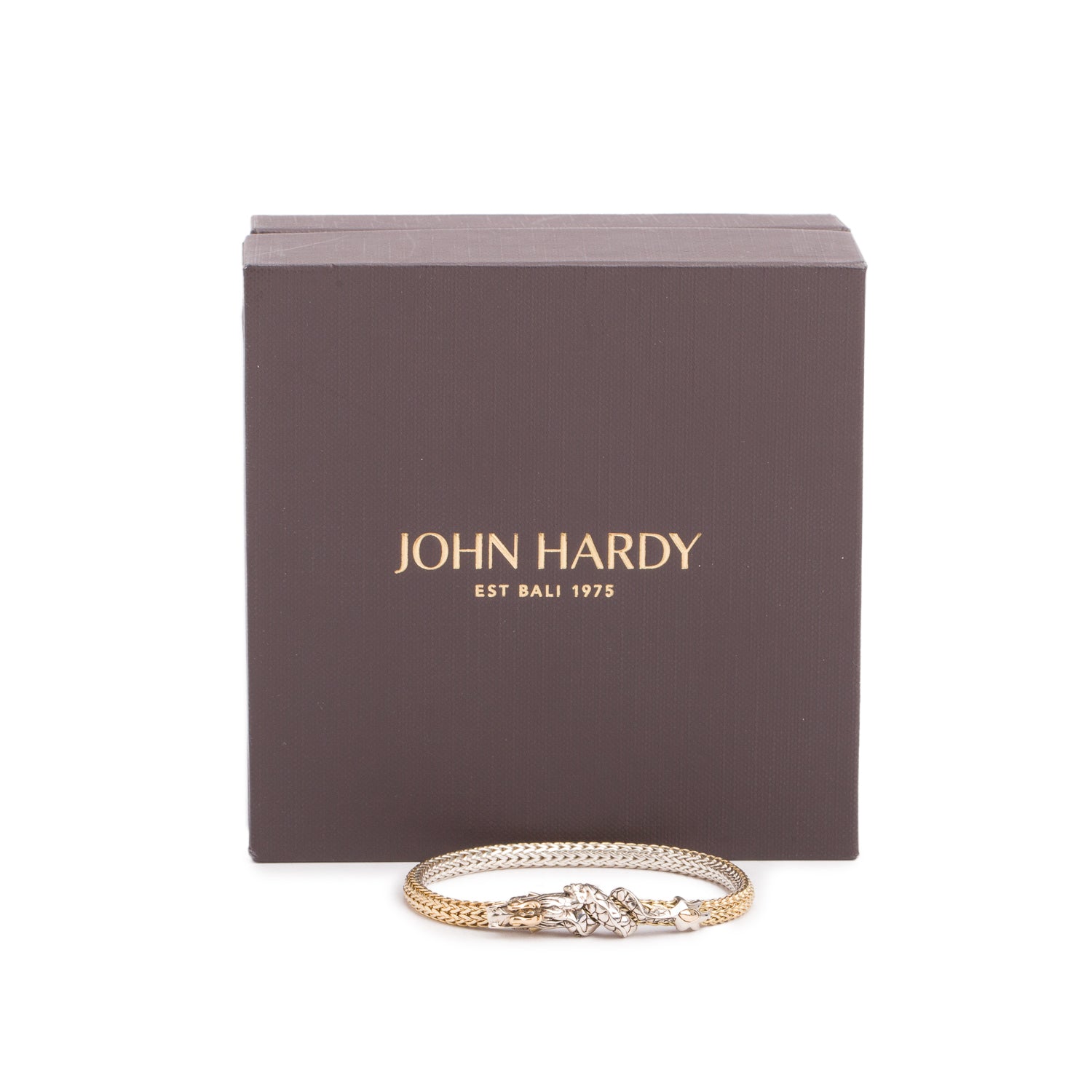 John Hardy Two-Tone Naga Dragon Bracelet w/ Box