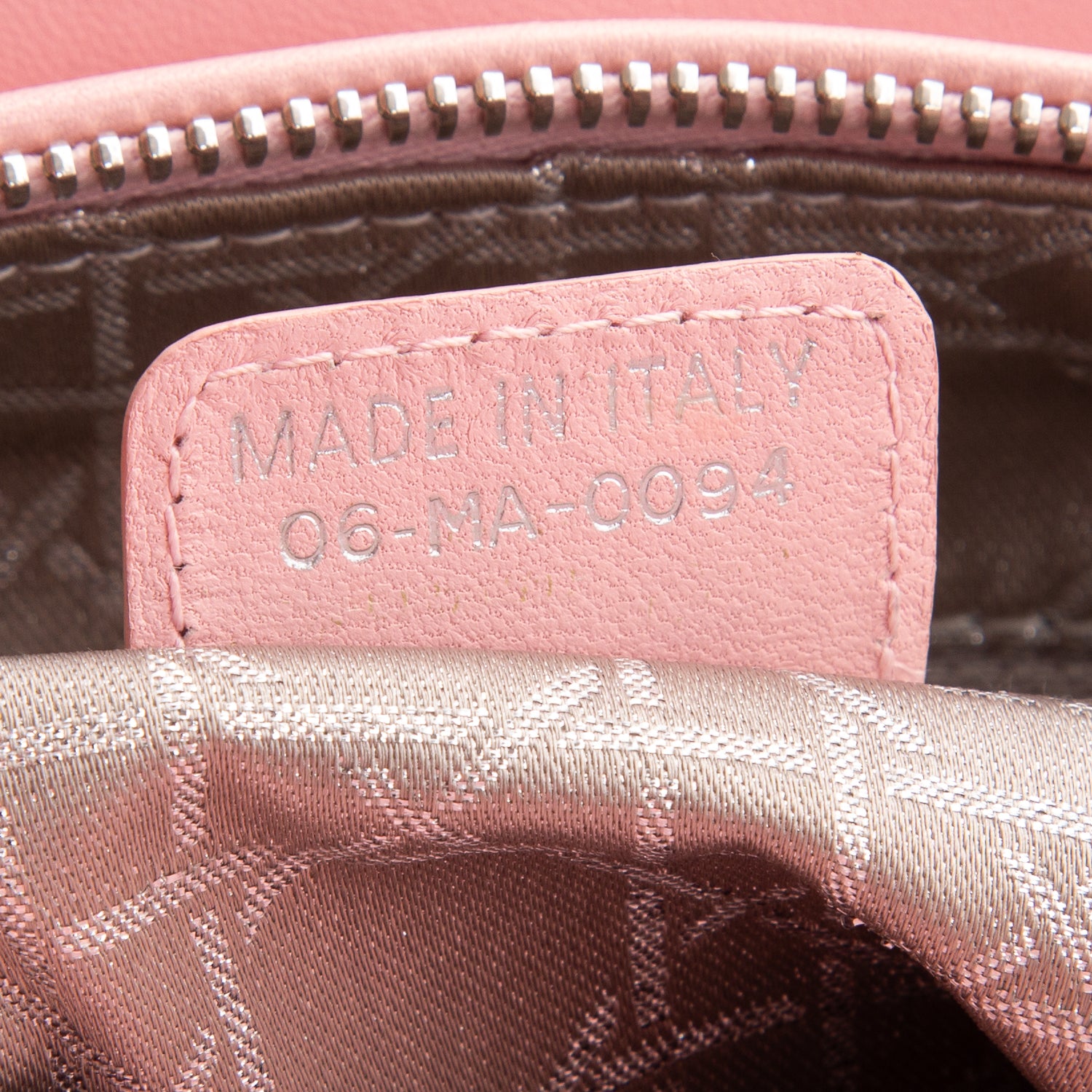Christian Dior Pink Cannage Lambskin Leather Medium Lady Dior Bag w/ Strap