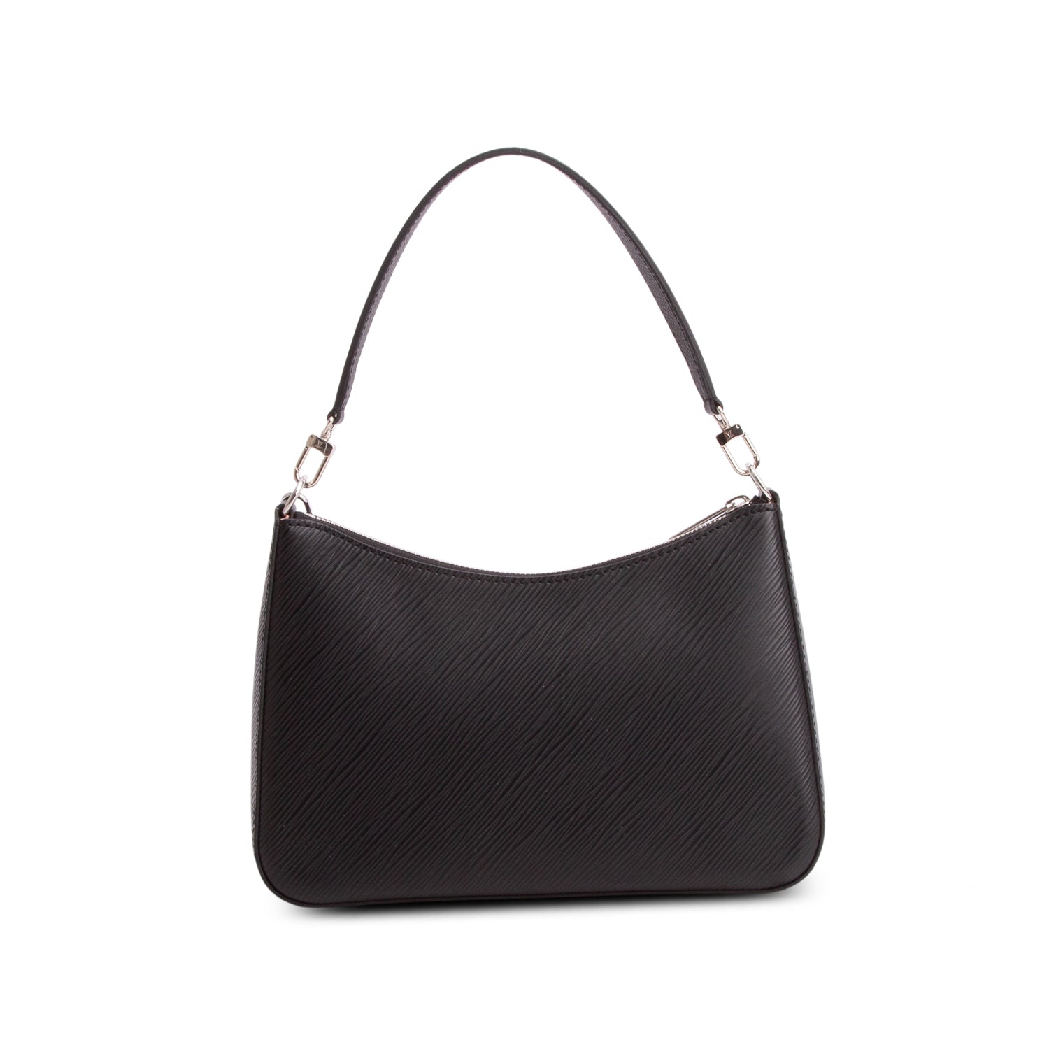 Louis Vuitton Black Epi Leather Marelle Quartz Bag w/ Straps & Zip Pouch