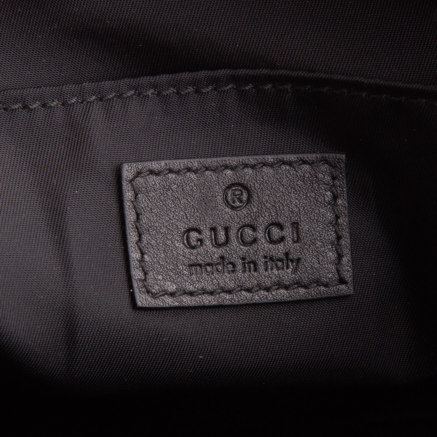 Gucci Black GG Canvas Small Crossbody Bag w/ Straps & Box