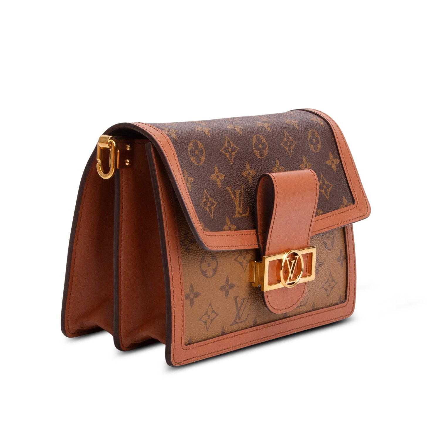 Louis Vuitton Monogram Reverse Dauphine MM w/ Box & Straps
