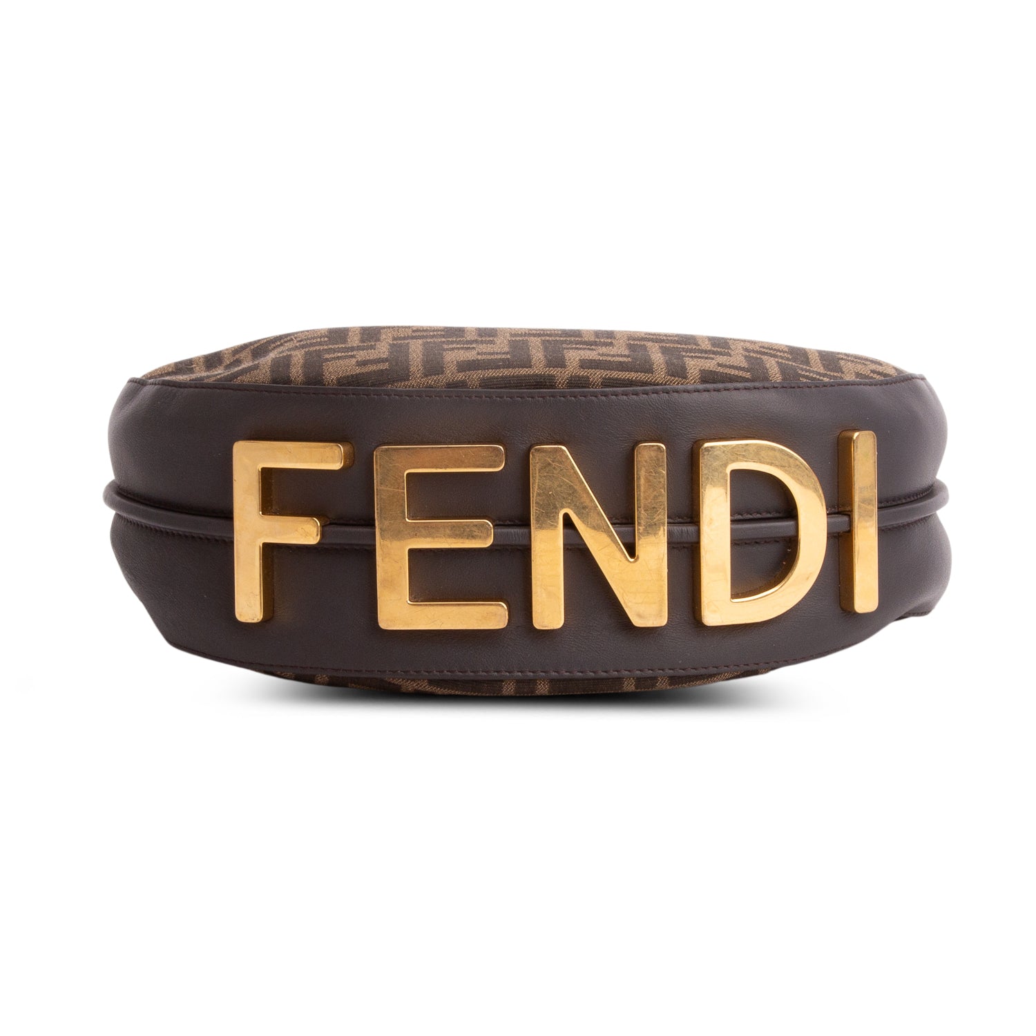Fendi Brown FF Zucca Canvas Small Fendigraphy Bag