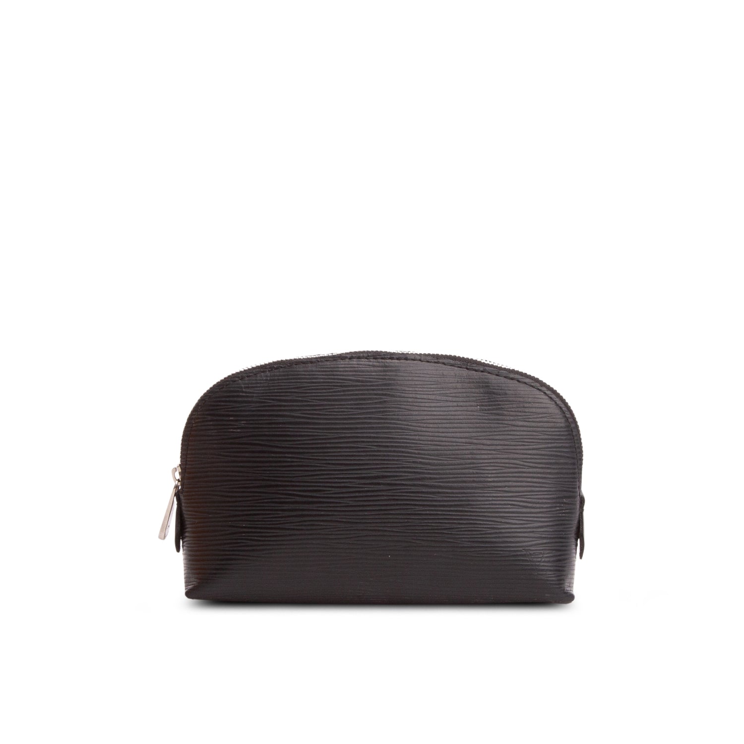 Louis Vuitton Black Epi Leather Cosmetic Pouch w/ Box