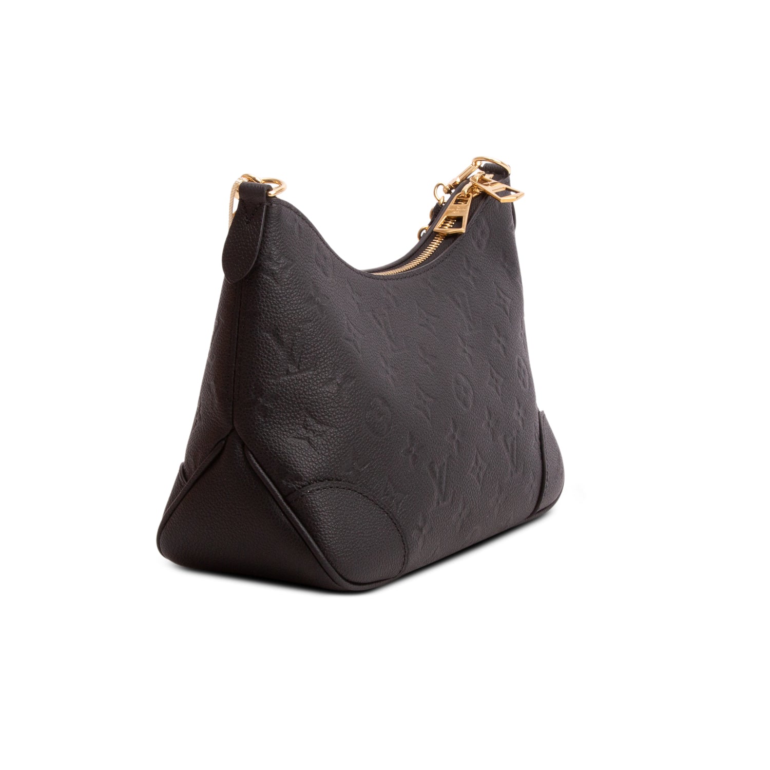 Louis Vuitton 2026 Black Monogram Empreinte Boulogne PM w/ Box, Straps & Receipt