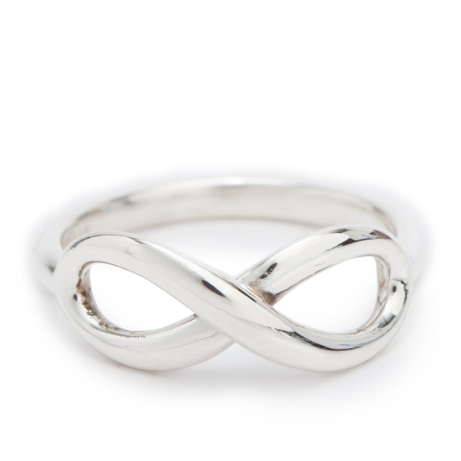 Tiffany & Co. Sterling Silver Infinity Ring, Size 6.5