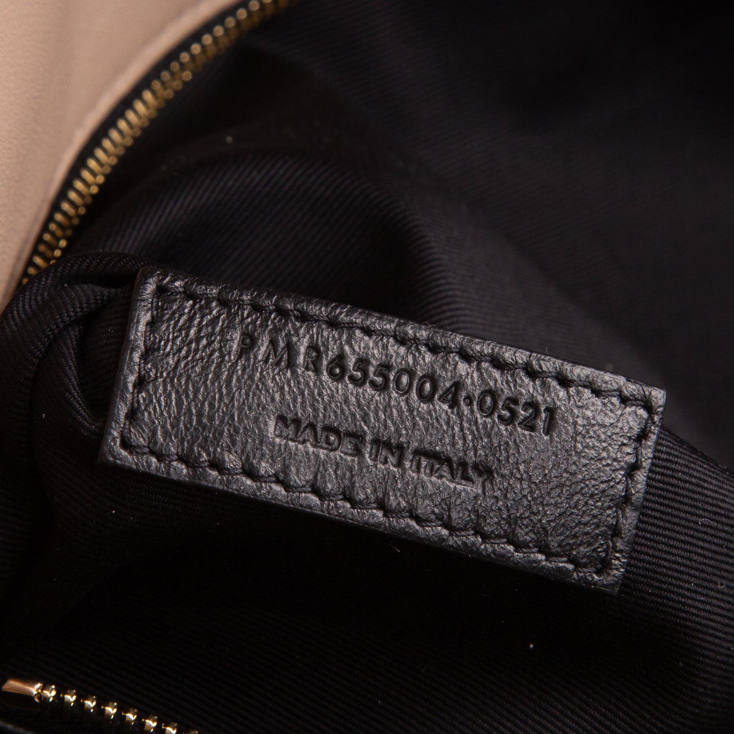 Saint Laurent 2021 Beige Lambskin Sade Puffer Envelope Clutch