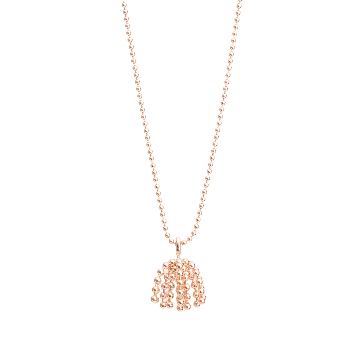 Cartier 18k Rose Gold & Diamond Nouvelle Vague Pendant Necklace w/ Box & Certificate