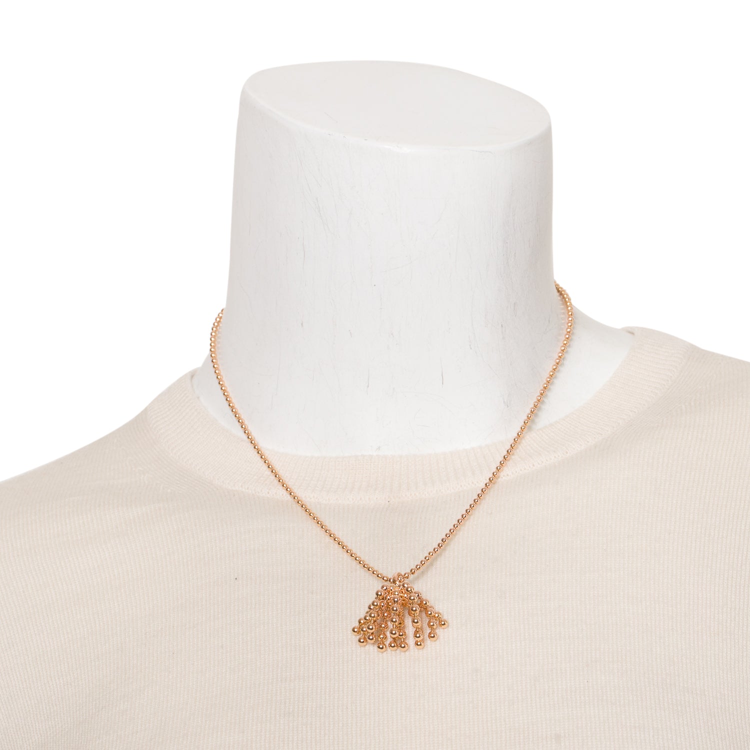 Cartier 18k Rose Gold & Diamond Nouvelle Vague Pendant Necklace w/ Box & Certificate