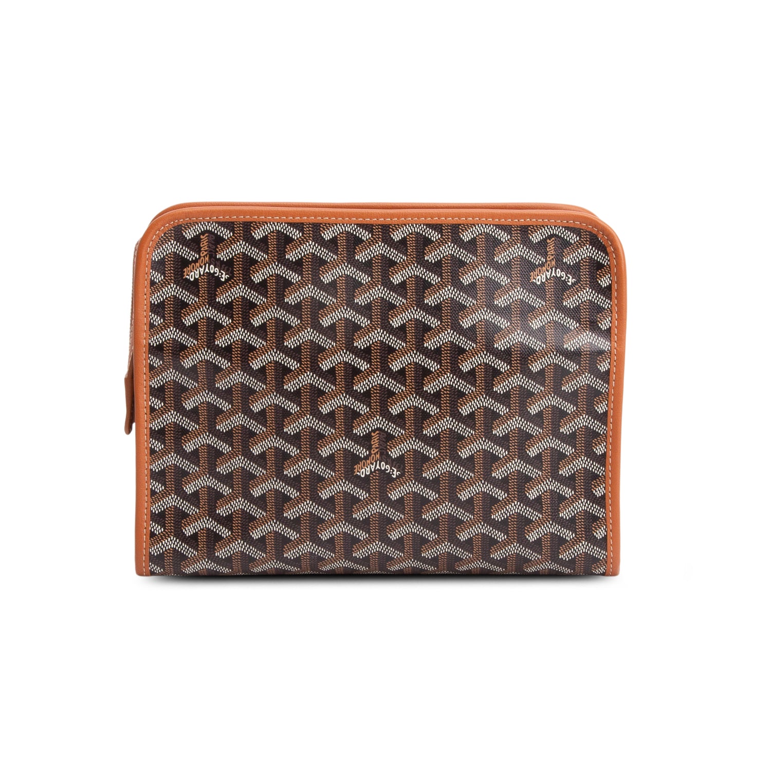 Goyard 2022 Brown Goyardine Jouvence Toiletry MM