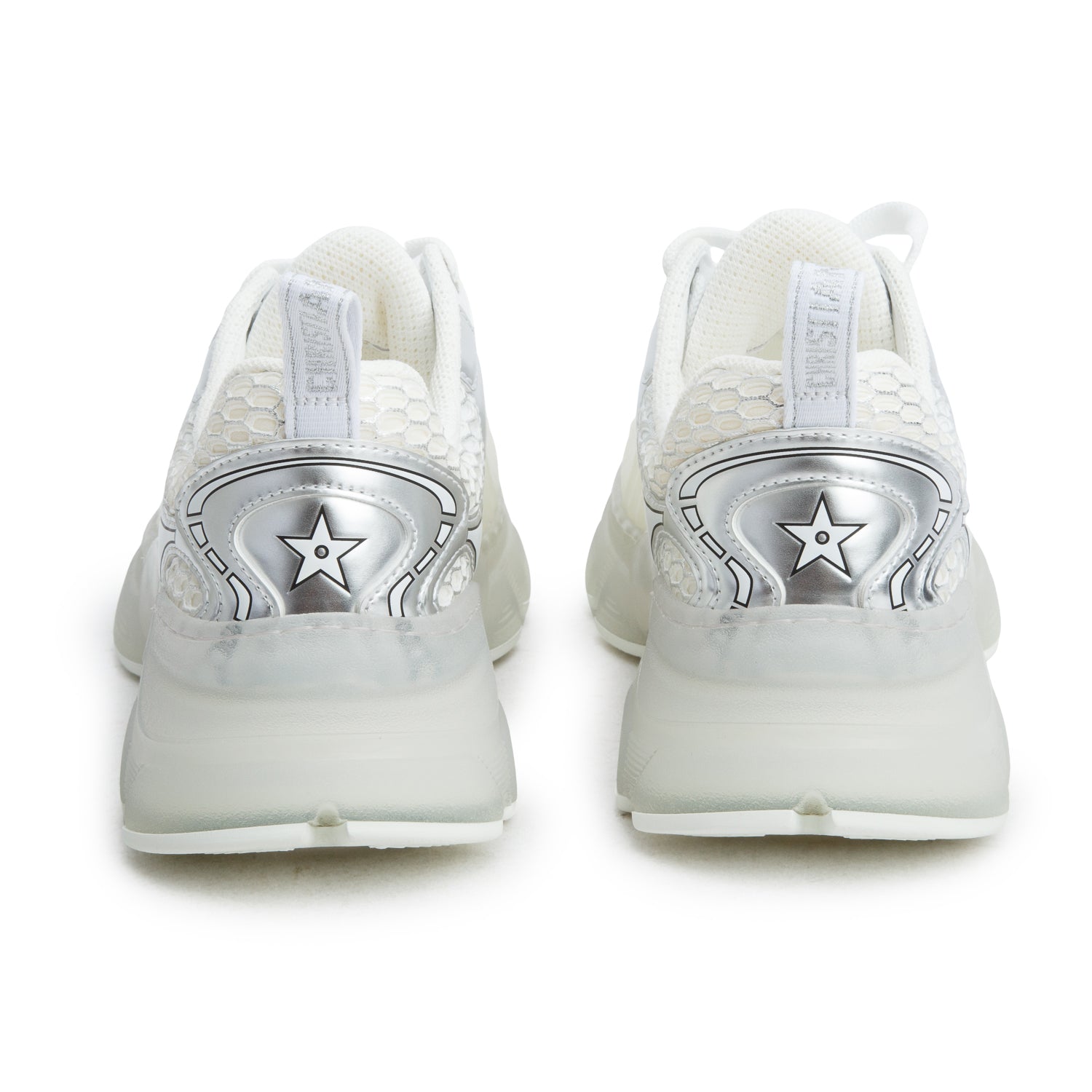 Christian Dior White and Transparent Rubber Vibe Sneakers, Women Size 36 w/ Box