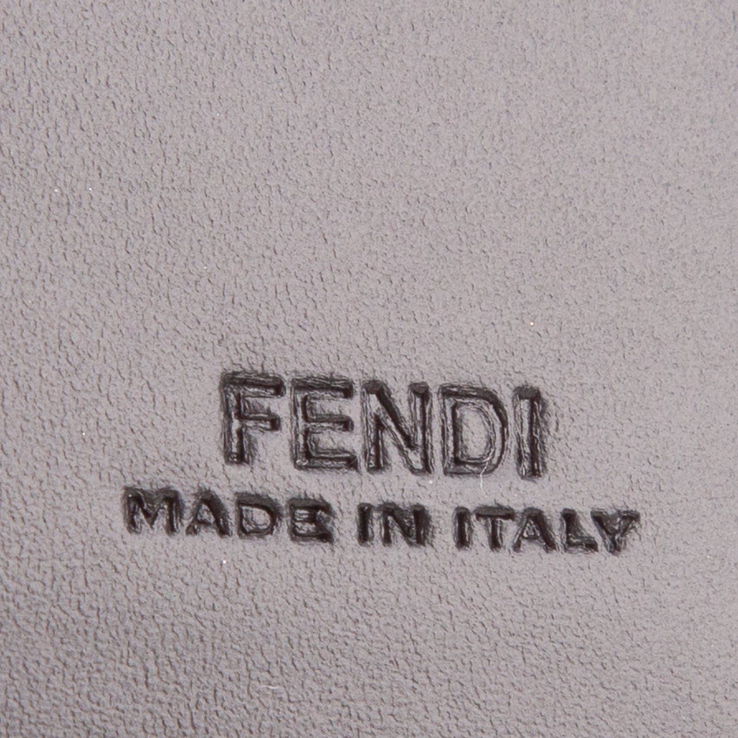 Fendi 2025 Black Leather Shadow Money Clip Wallet w/ Box & Receipt